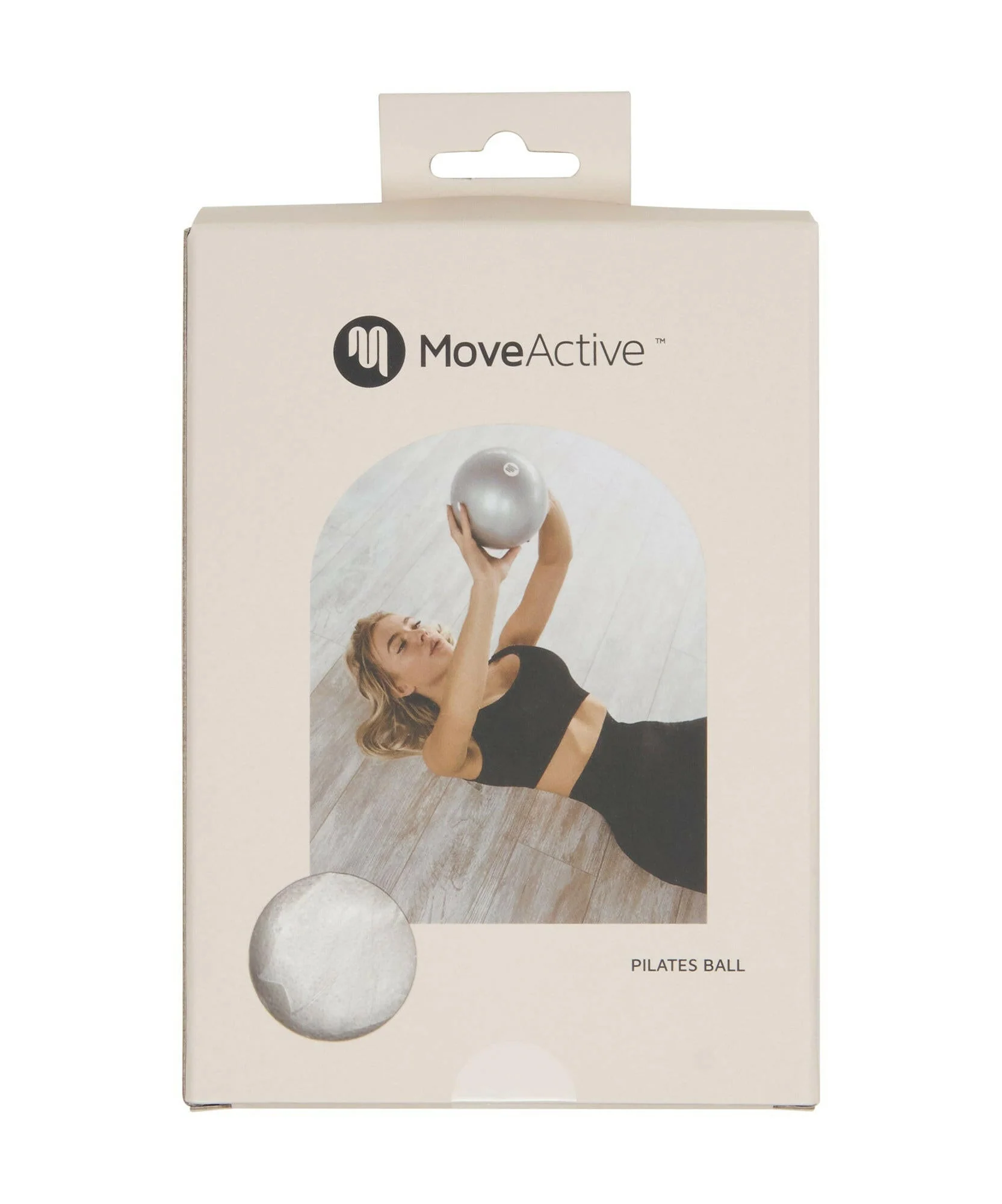 15-17cm Pilates Ball - Black - Image 3