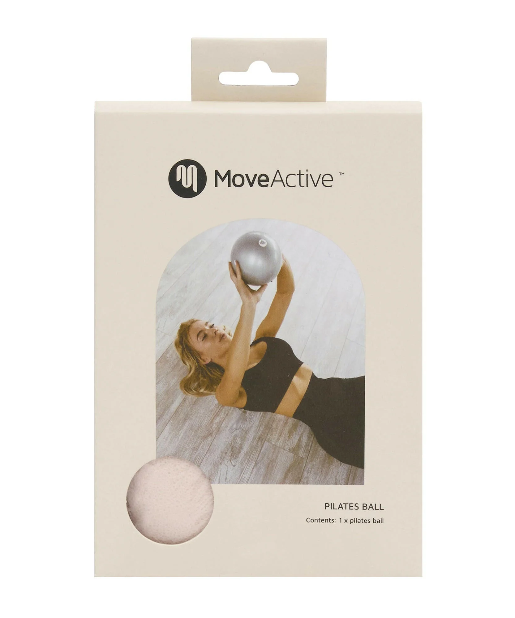 20-22cm Pilates Ball - Soft Pink - Image 4