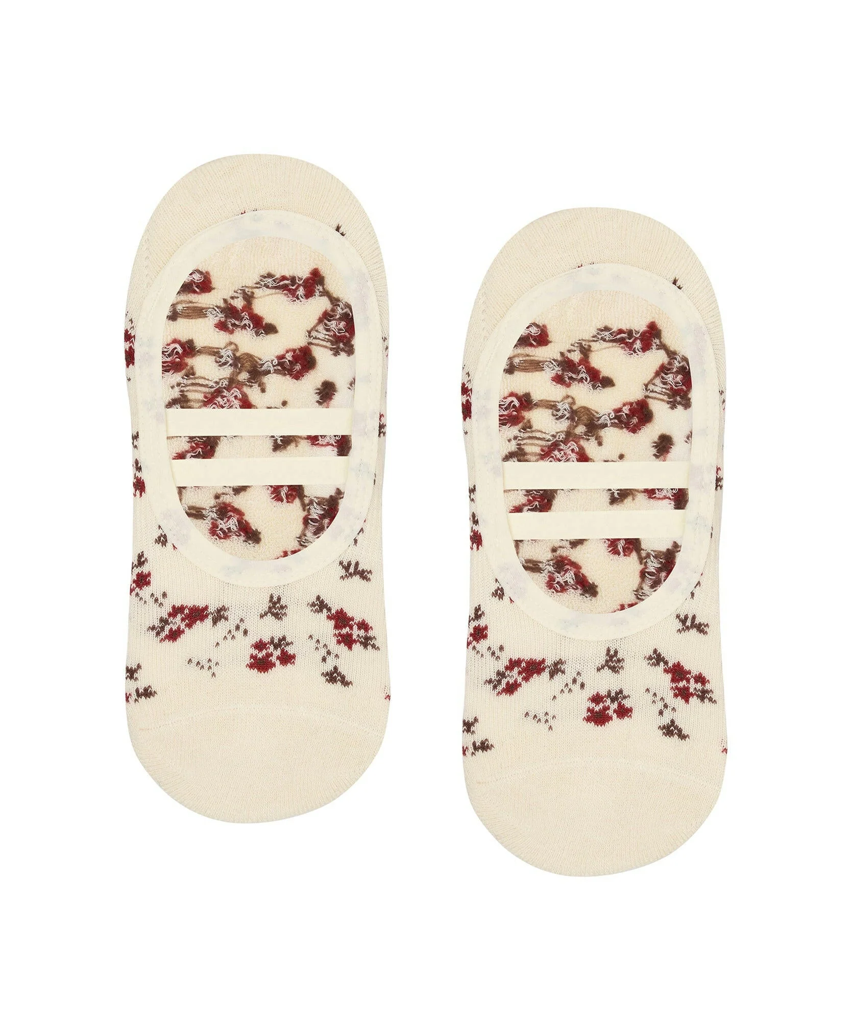 Ballet Non Slip Grip Socks - Ditsy Floral - Image 4