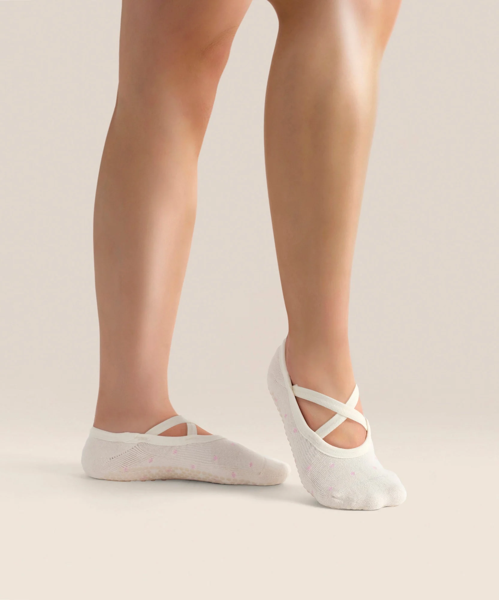 Ballet Grip Socks - Fondant Spots - Image 3