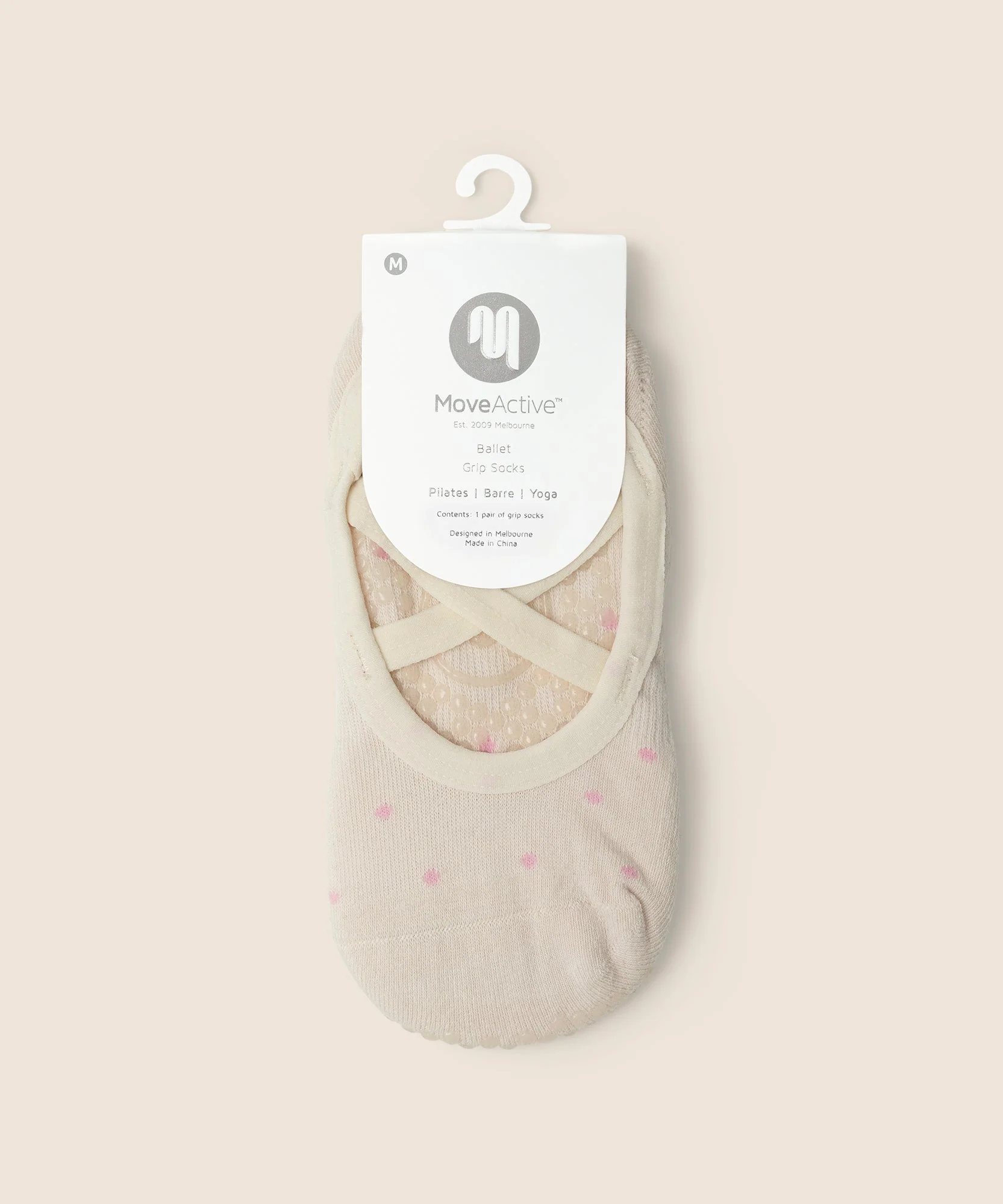 Ballet Grip Socks - Fondant Spots - Image 4
