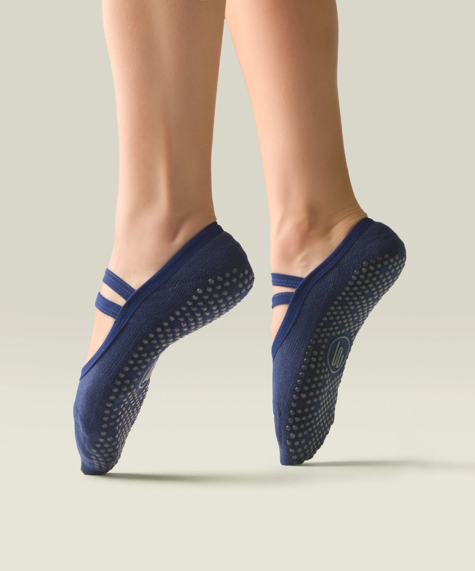 Ballet Non Slip Grip Socks - Ink - Image 2