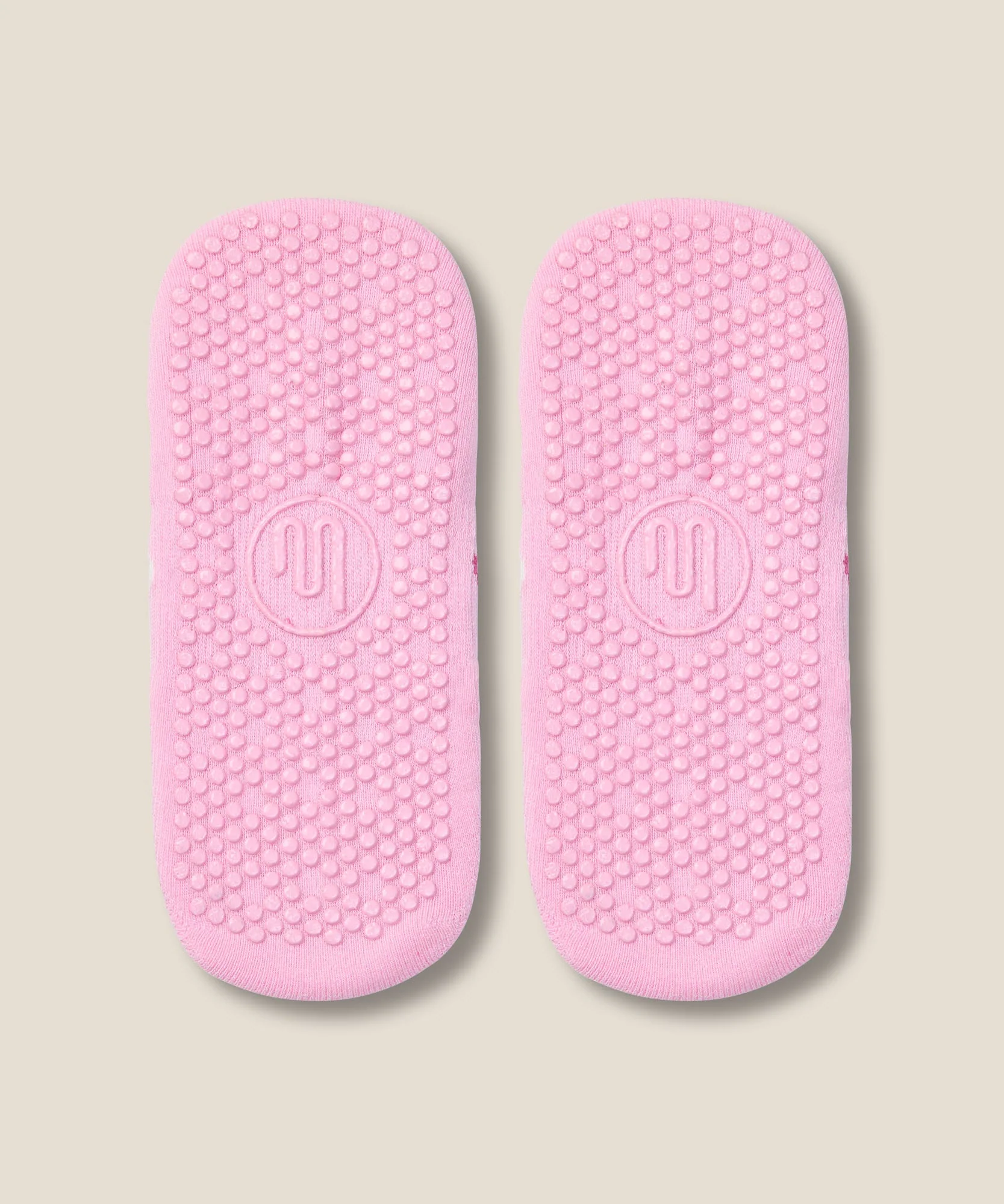 Ballet Grip Socks - Pink Argyle - Image 4