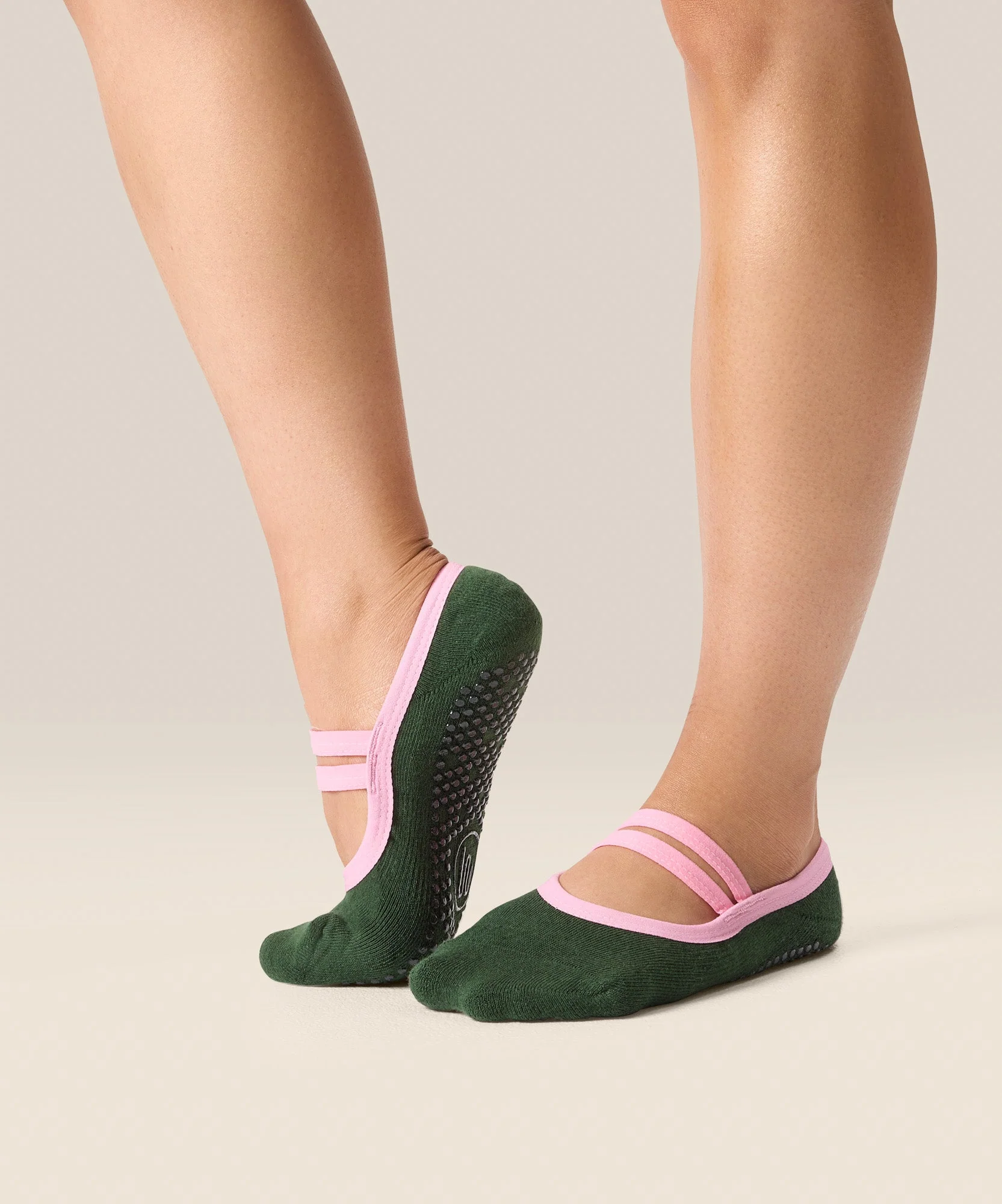 Ballet Grip Socks - Salsa Verde - Image 3