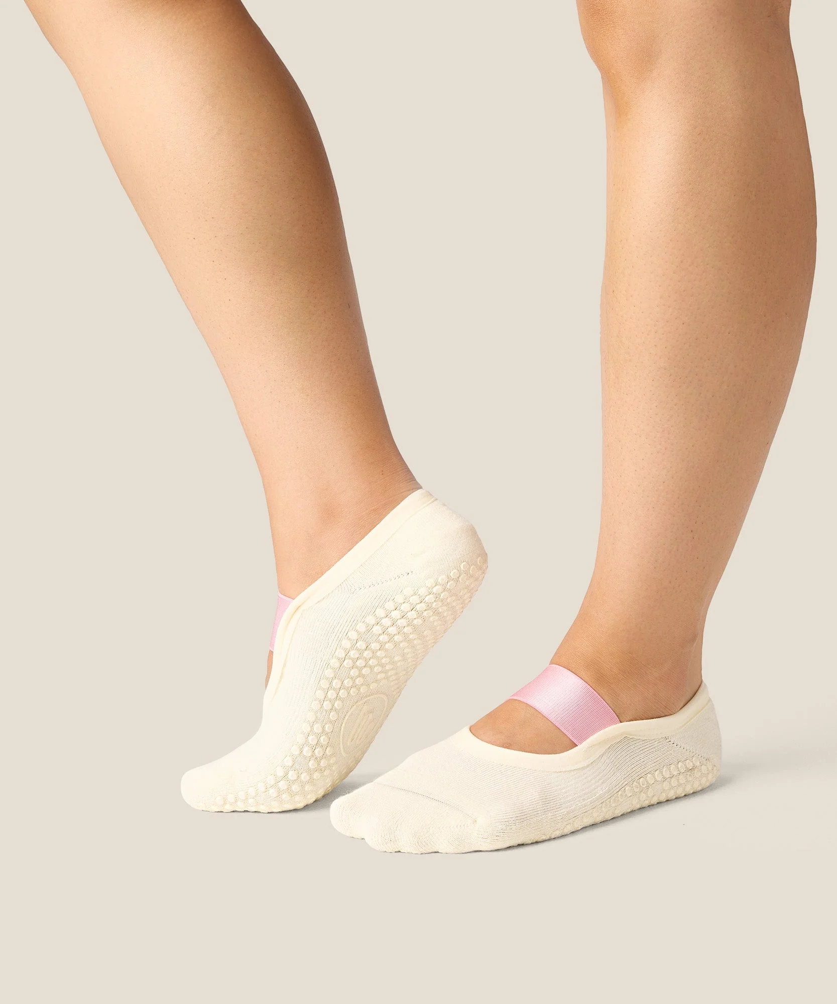Ballet Grip Socks - Satin Sandy - Image 3