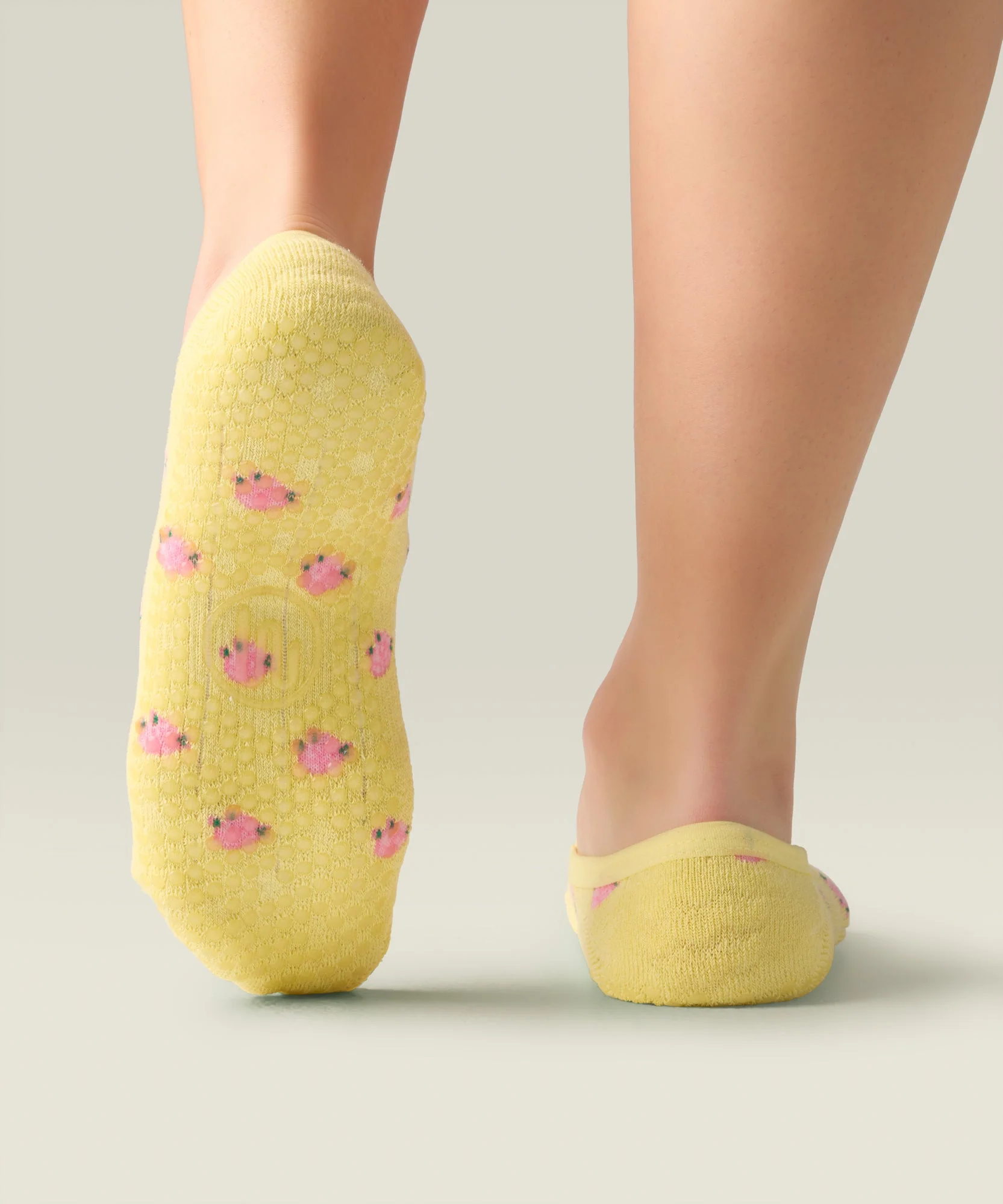 Ballet Grip Socks - Wild Rose Maize - Image 3