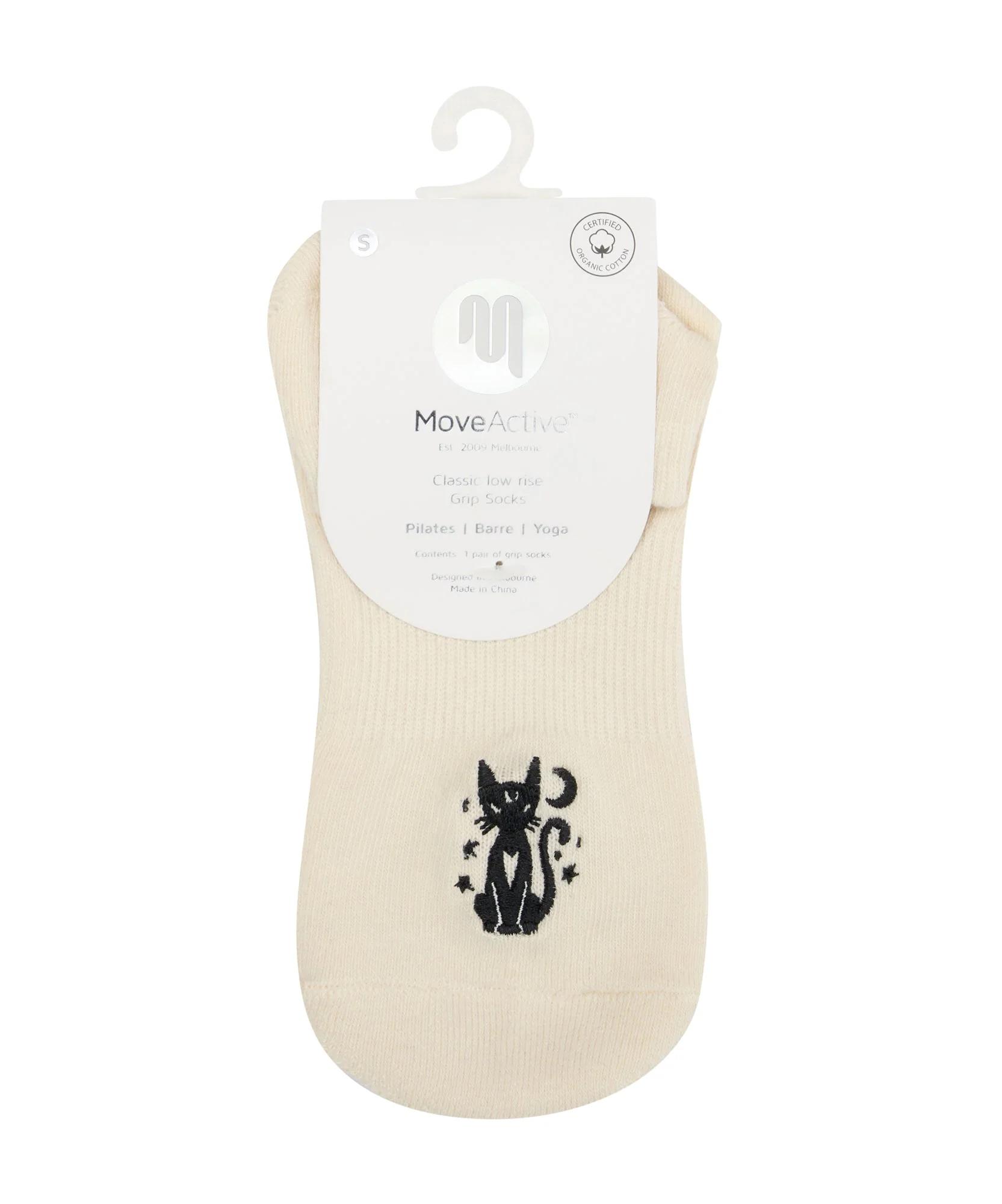Low Rise Grip Socks - Black Cat - Image 6