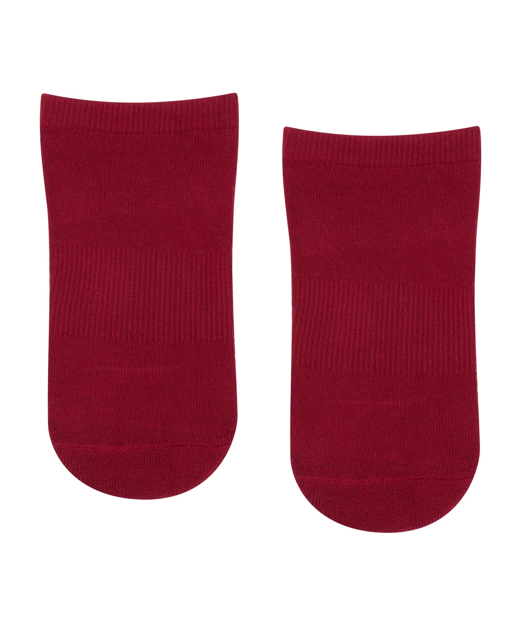 Low Rise Grip Socks - Crimson - Image 3