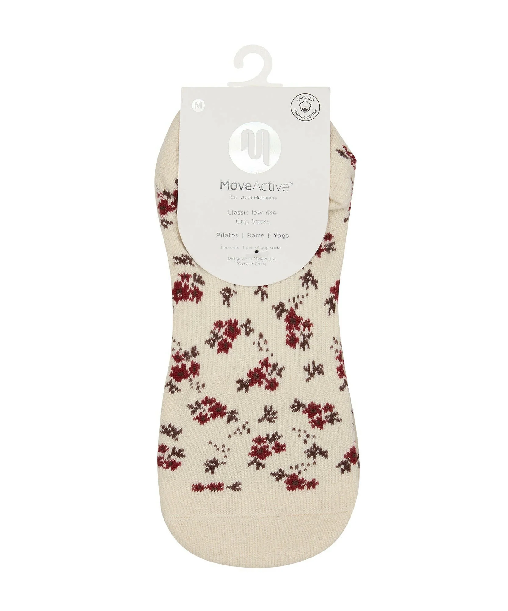 Classic Low Rise Grip Socks - Ditsy Floral - Image 6