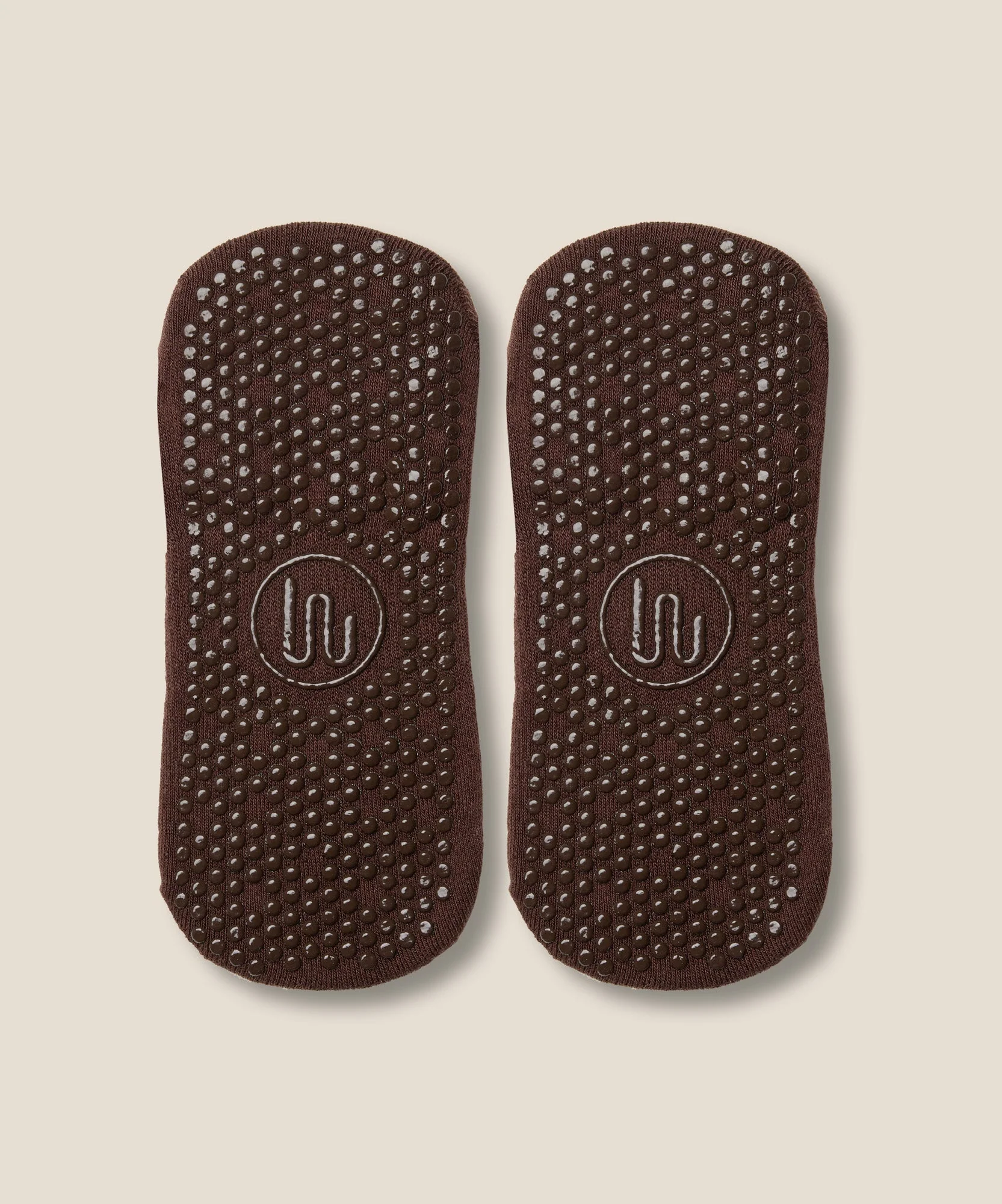 Low Rise Grip Socks - Espresso - Image 4