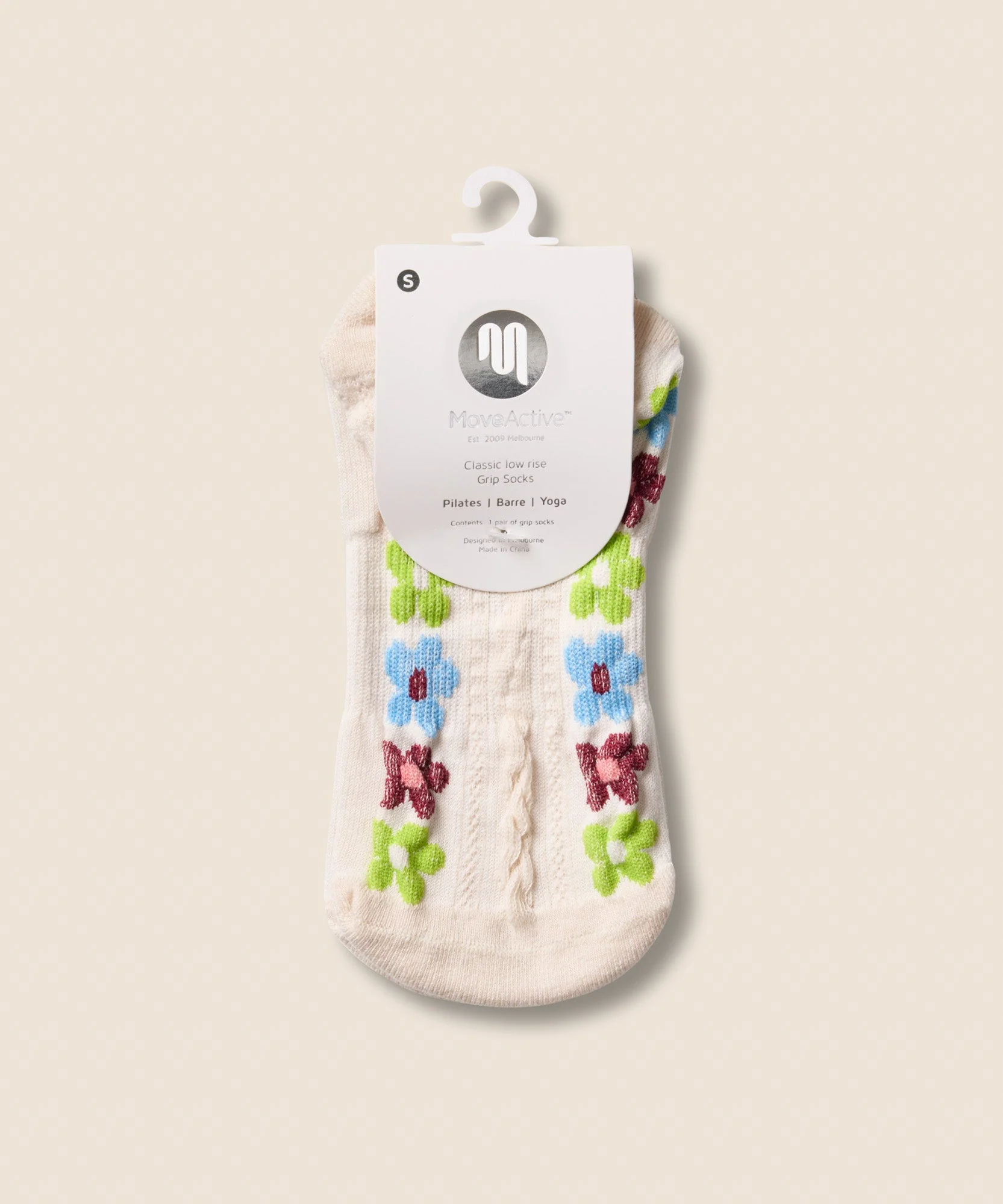 Low Rise Grip Socks - Fiesta Blanca - Image 5