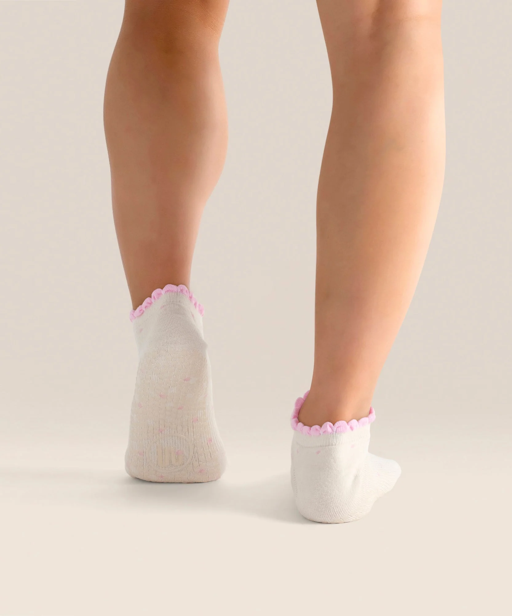Low Rise Grip Socks - Fondant Spots - Image 2