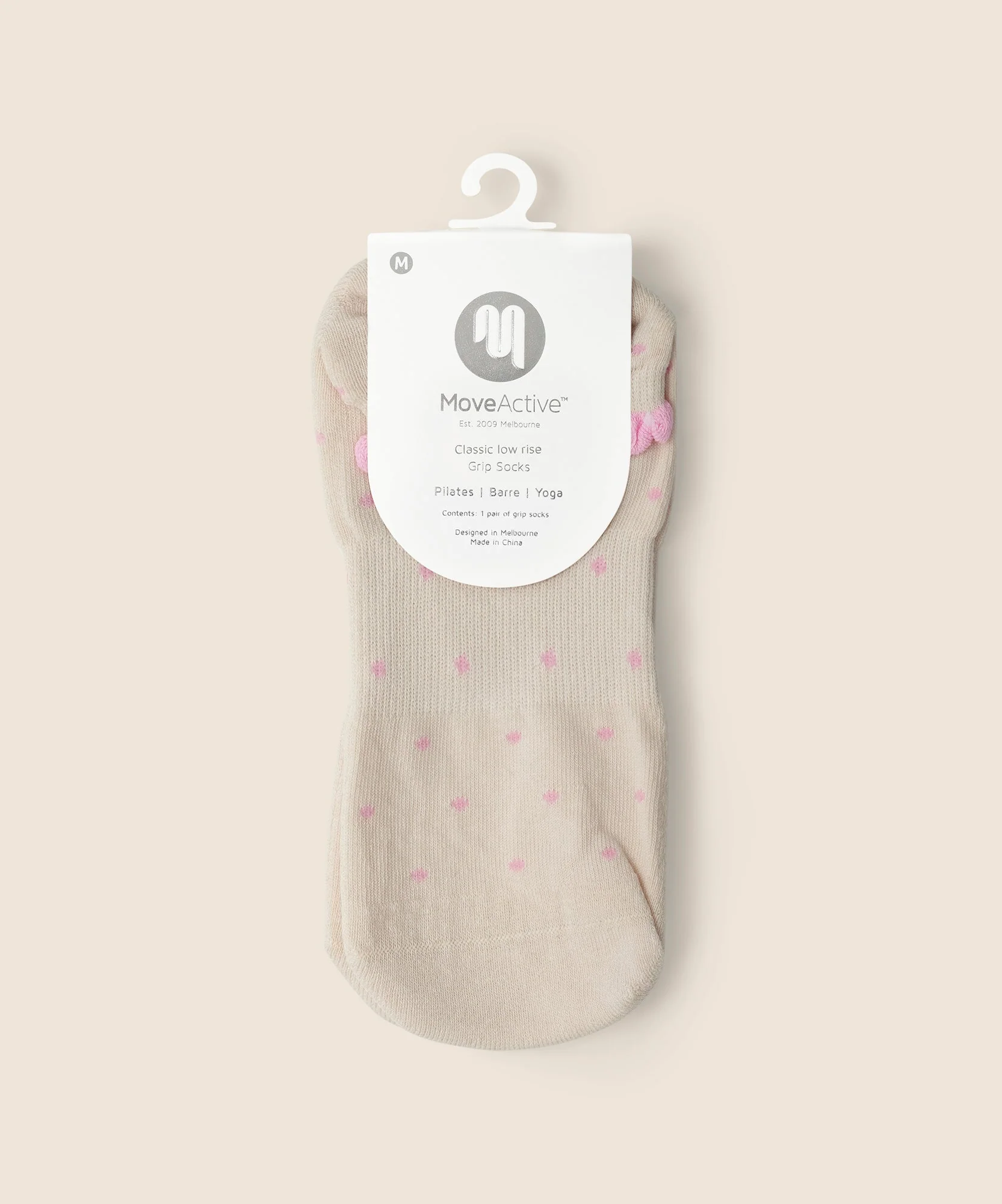 Low Rise Grip Socks - Fondant Spots - Image 5