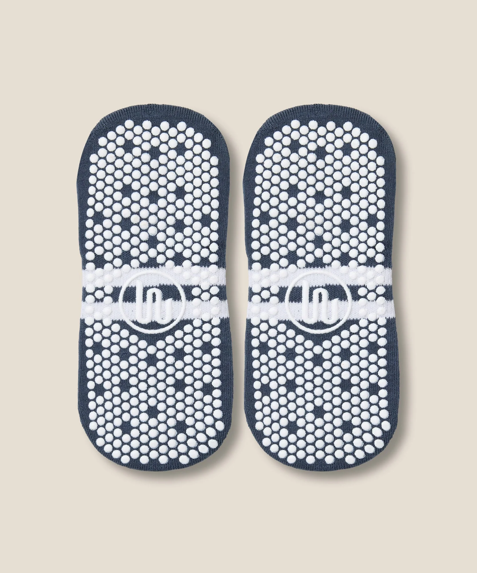 Low Rise Grip Socks - French Navy - Image 4