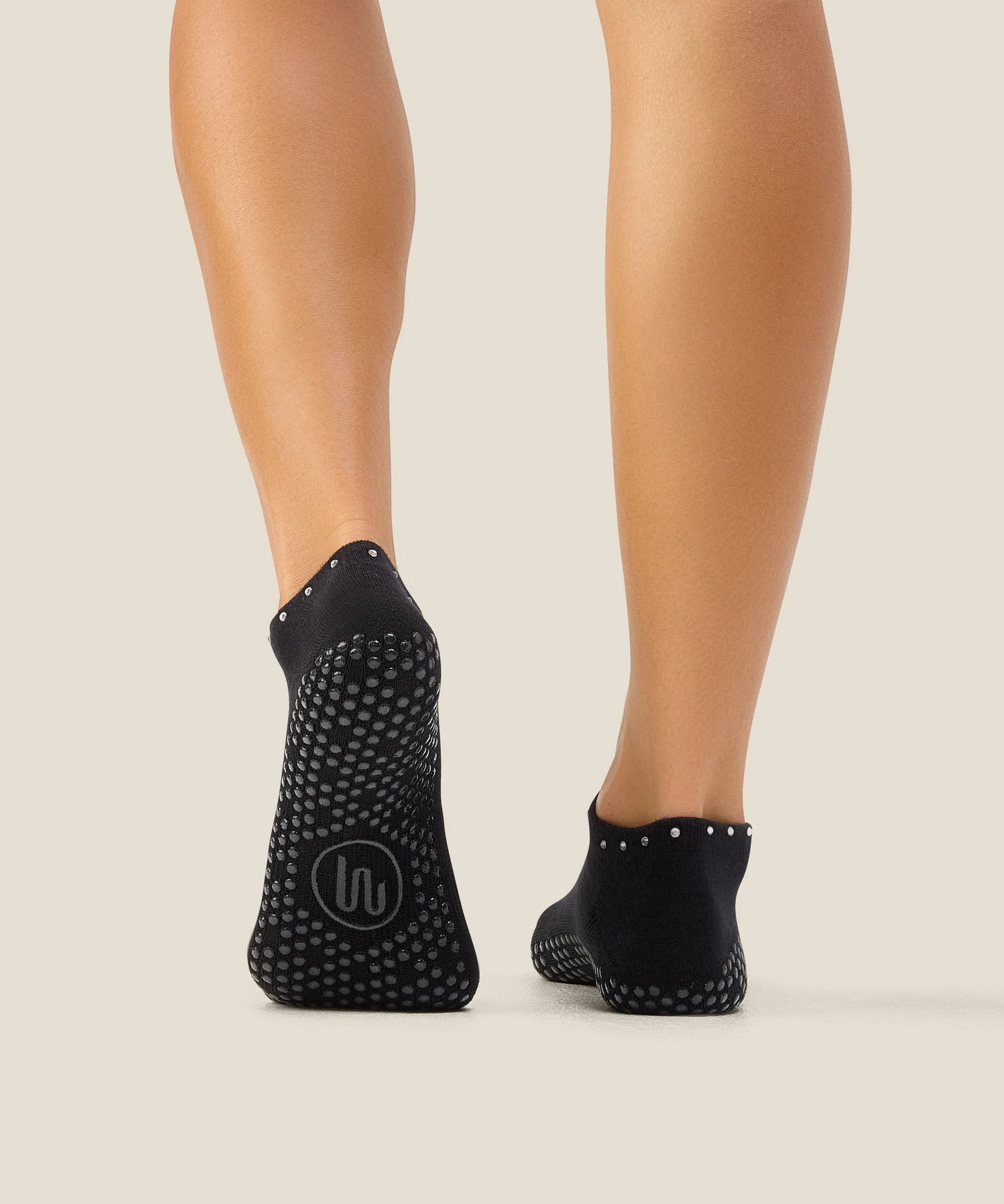Low Rise Grip Socks - Gem Black - Image 2