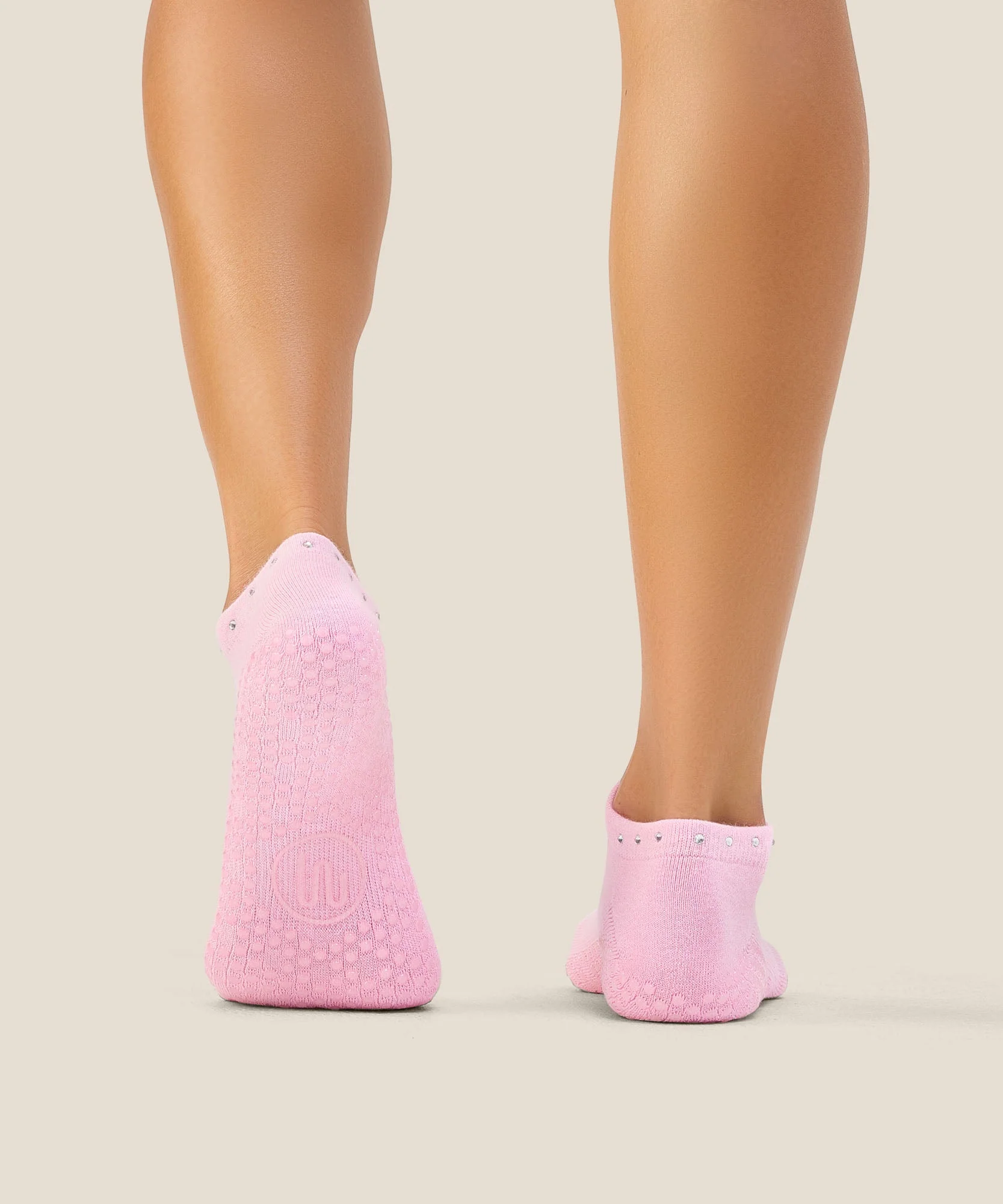 Low Rise Grip Socks - Gem Pink - Image 2