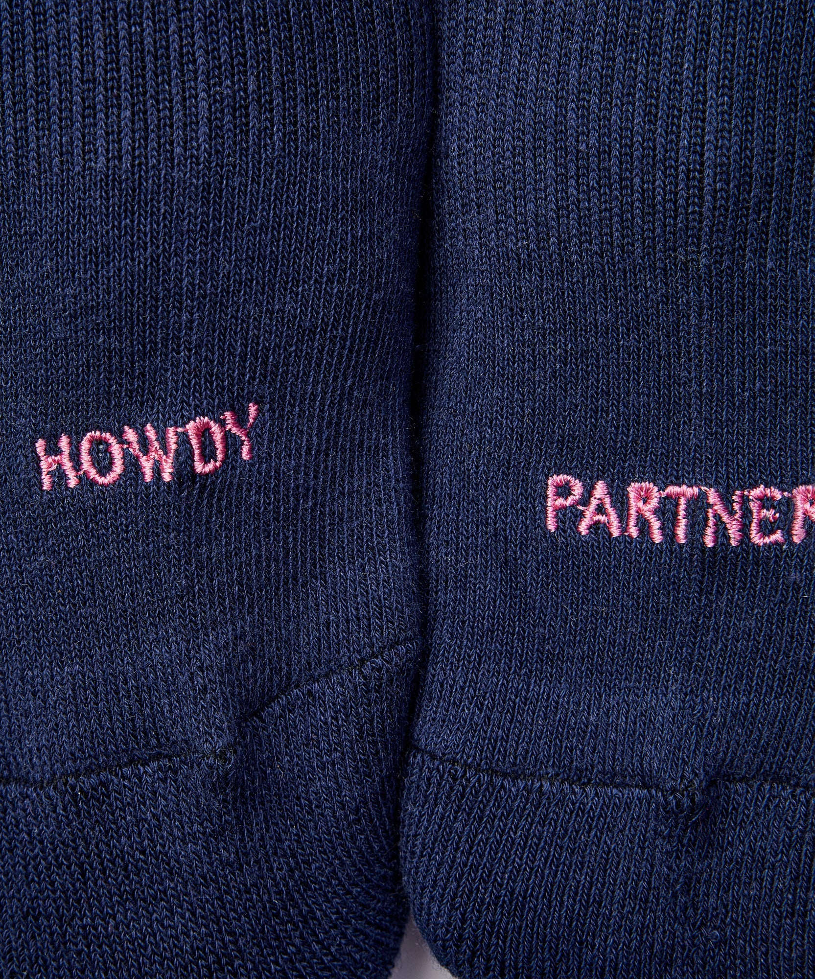 Low Rise Grip Socks - Howdy Partner Ink - Image 5