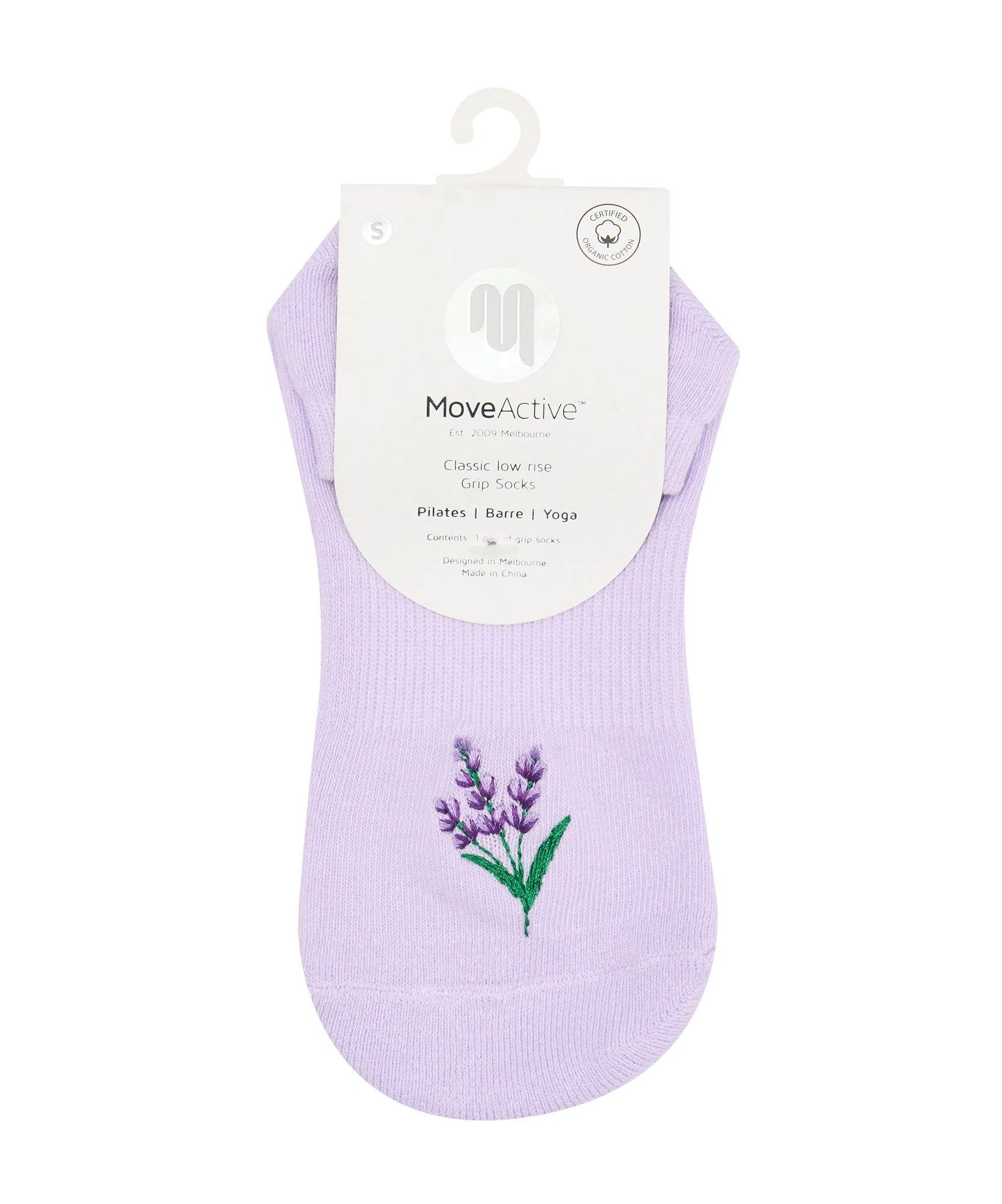 Low Rise Grip Socks - Lavender Haze - Image 5