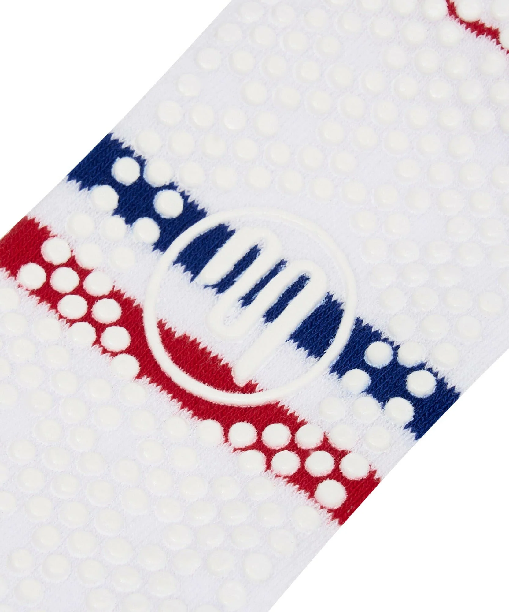 Classic Low Rise Grip Socks - Polo Stripe White - Image 3