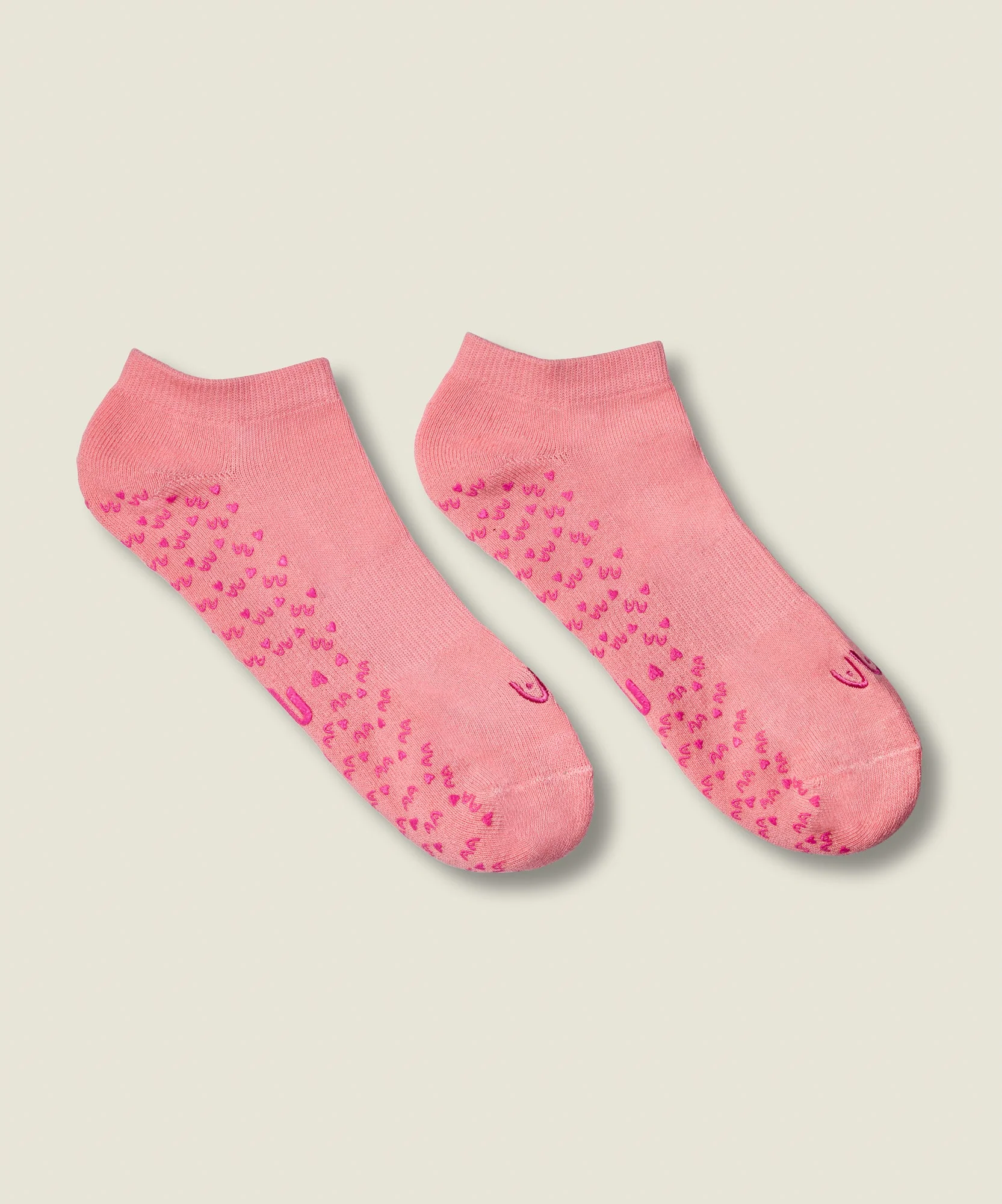 Low Rise Grip Socks - Power in Pairs Pink - Image 3