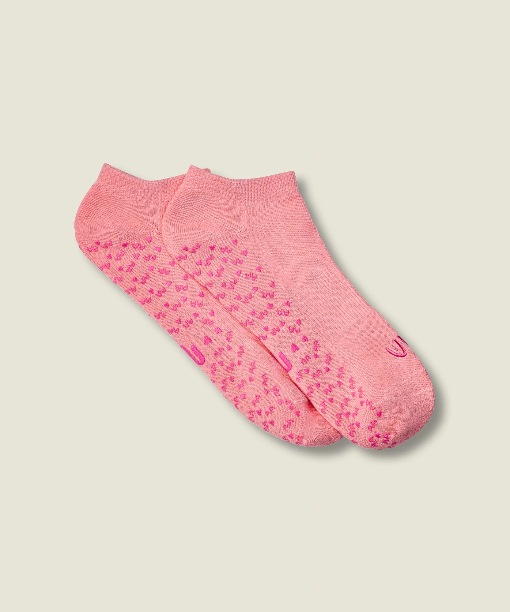 Low Rise Grip Socks - Power in Pairs Pink - Image 4