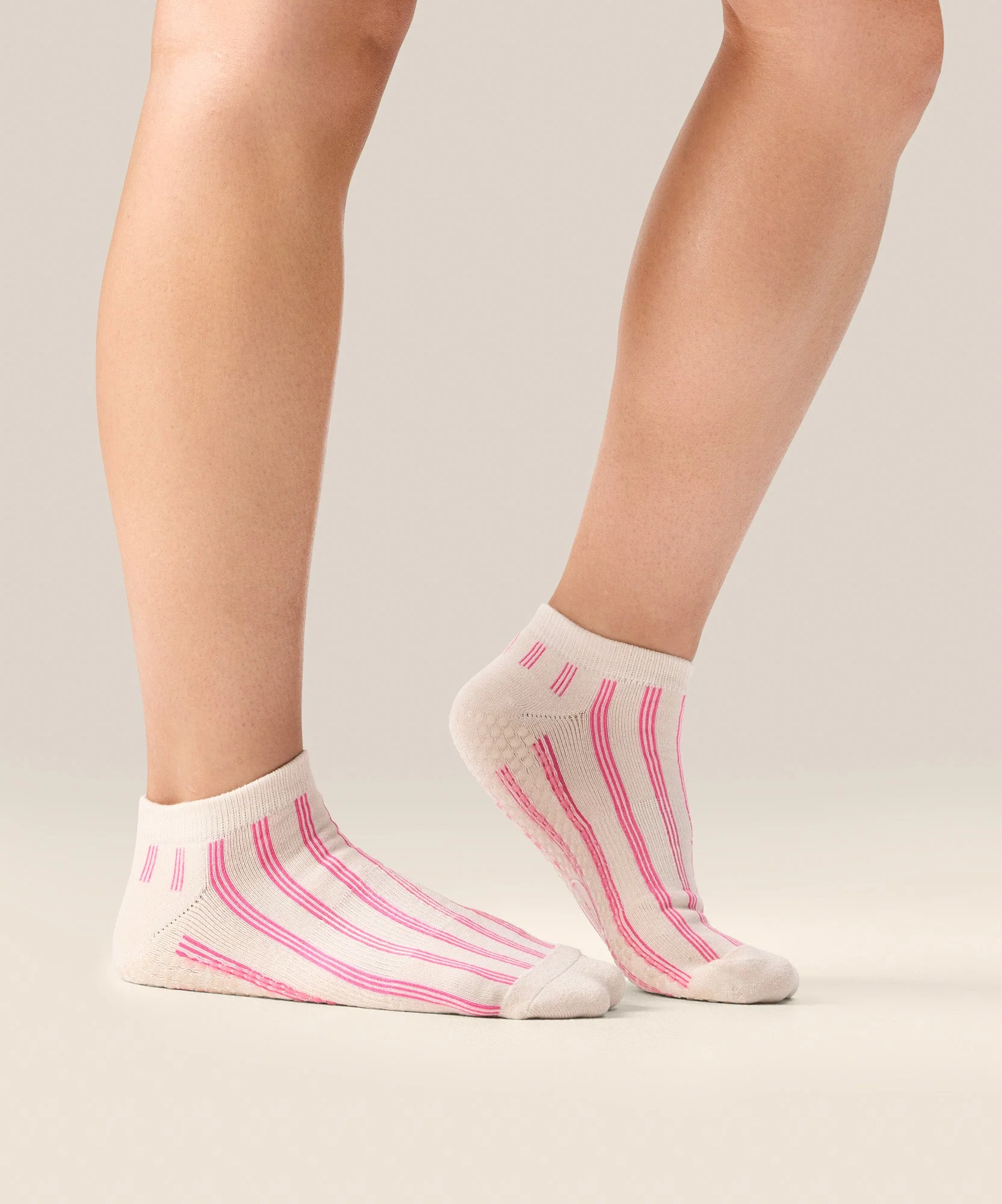 Low Rise Grip Socks - Rosa Carnival - Image 3