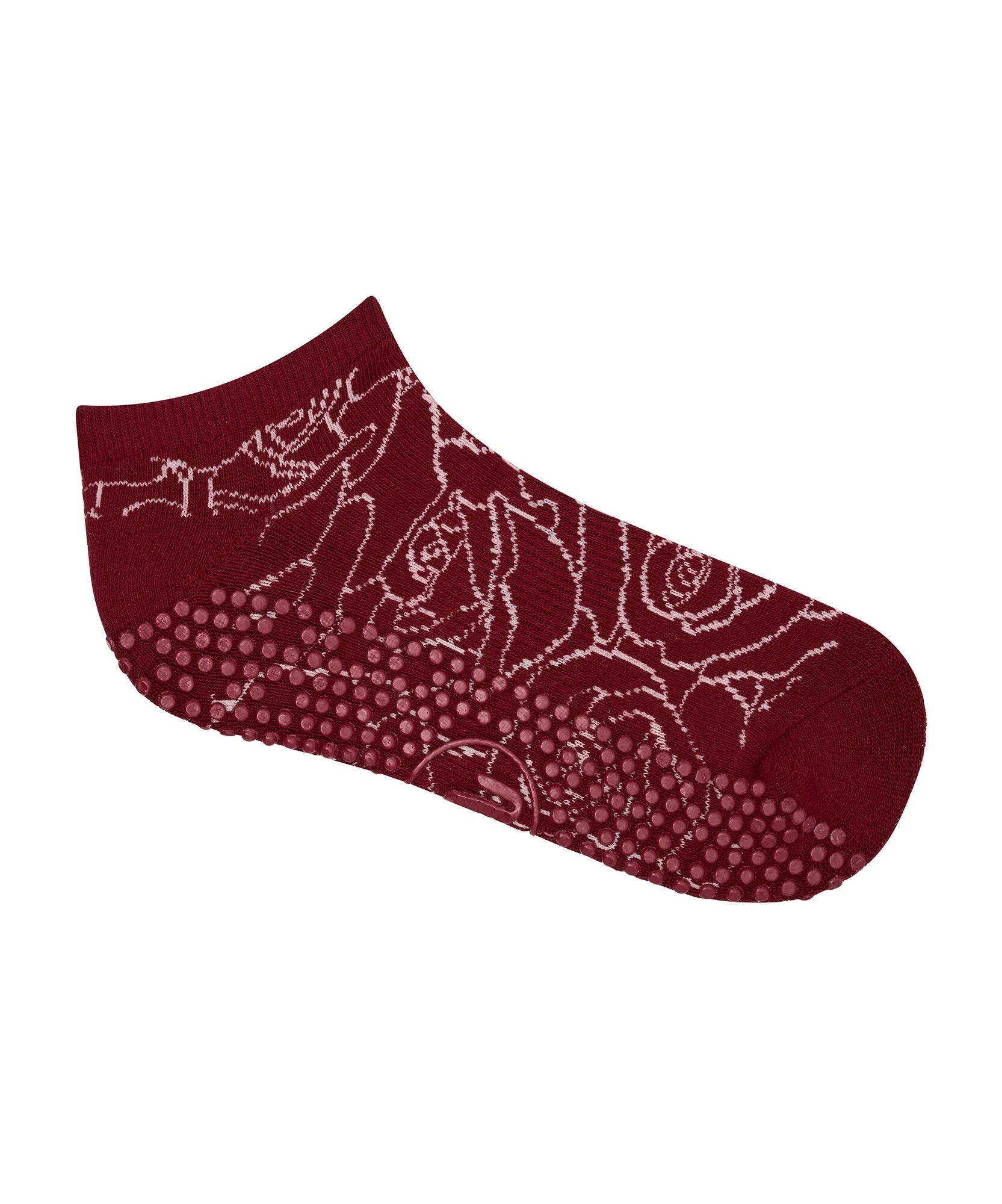 Low Rise Grip Socks - Rose Garden - Image 2