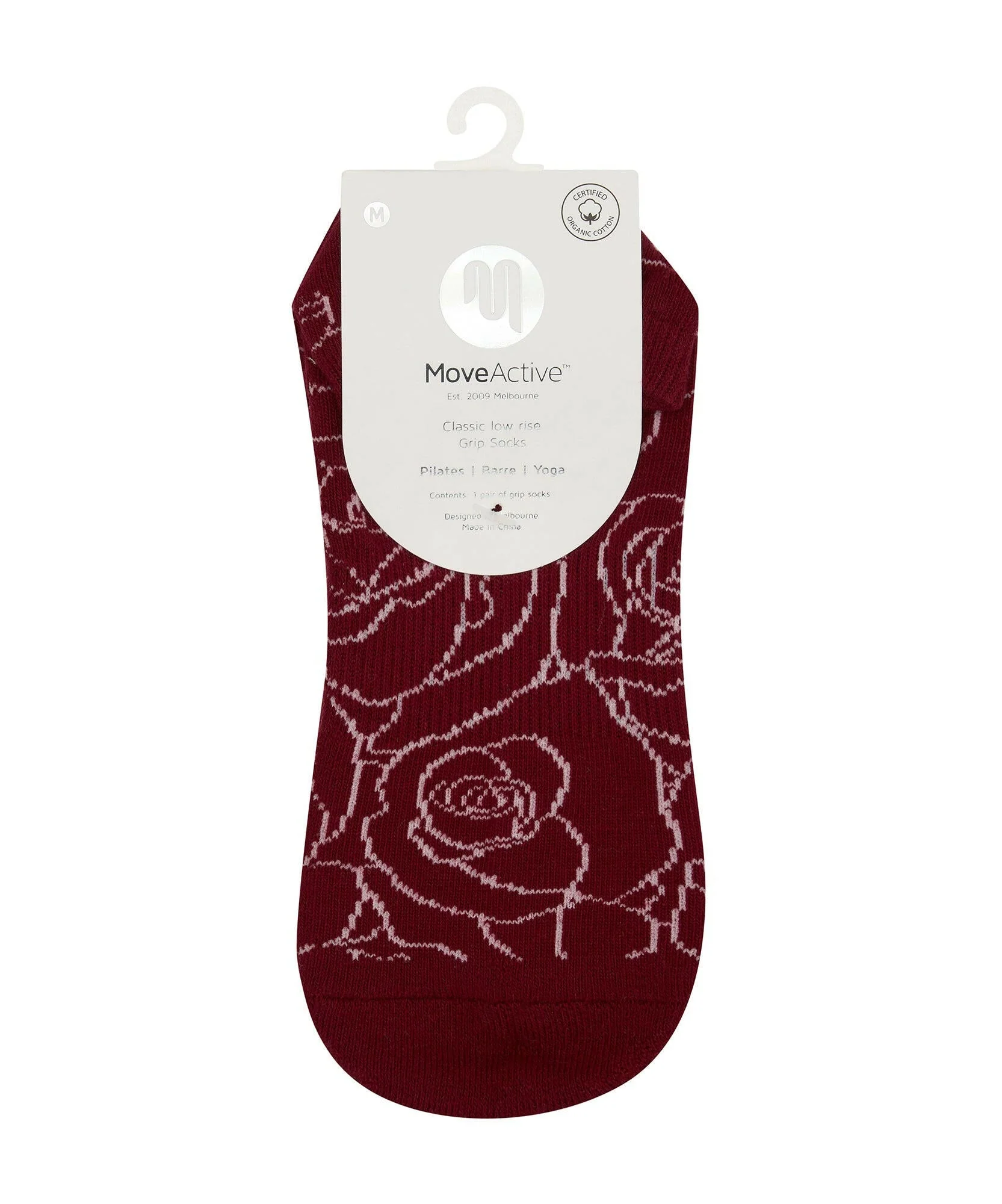 Low Rise Grip Socks - Rose Garden - Image 6