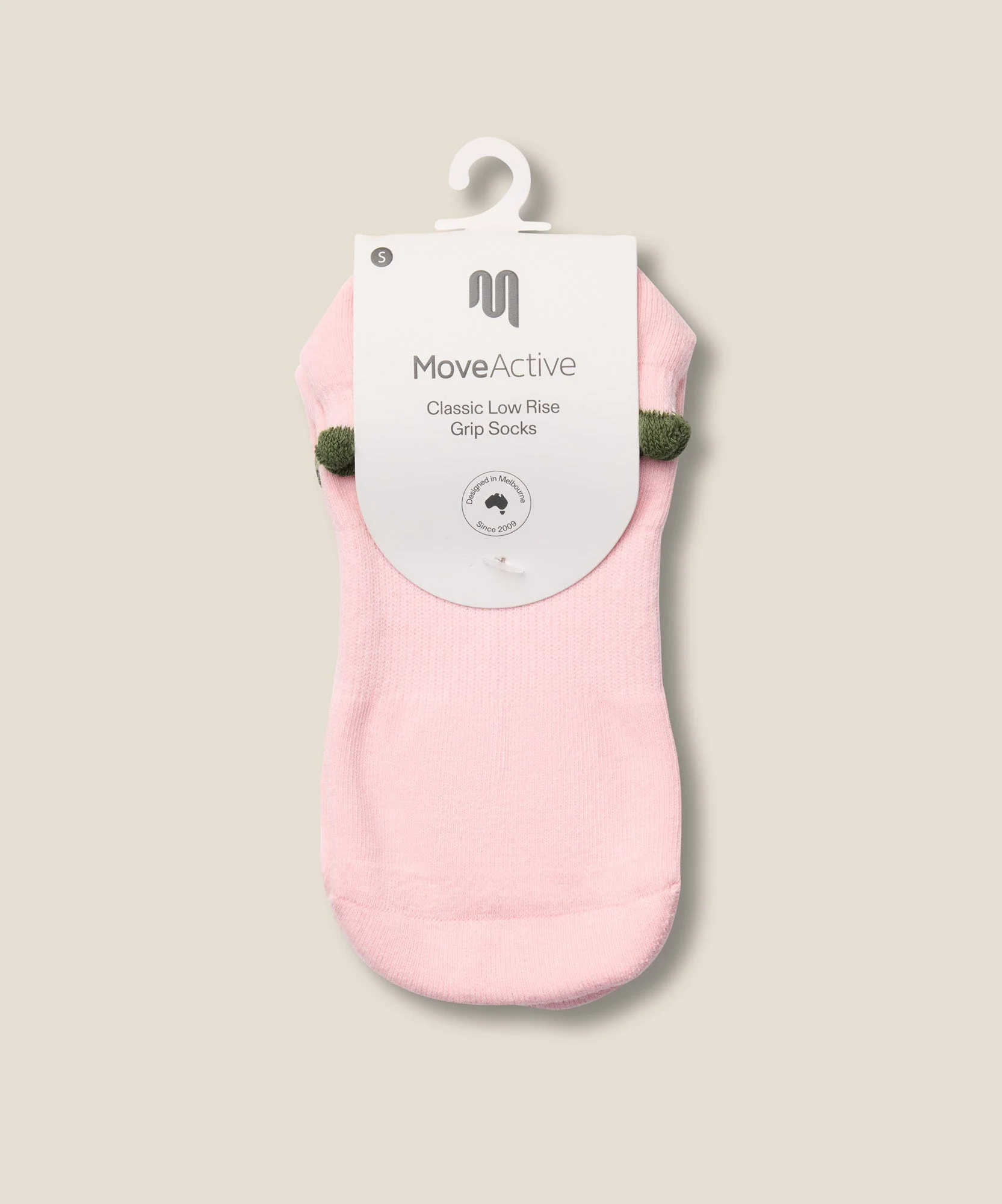 Low Rise Grip Socks - Ruffle Blush - Image 5