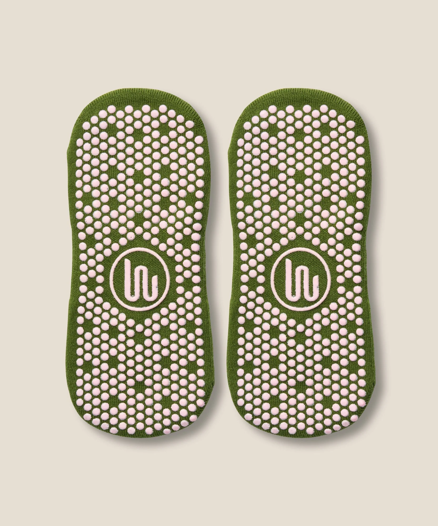 Low Rise Grip Socks - Ruffle Pine - Image 4