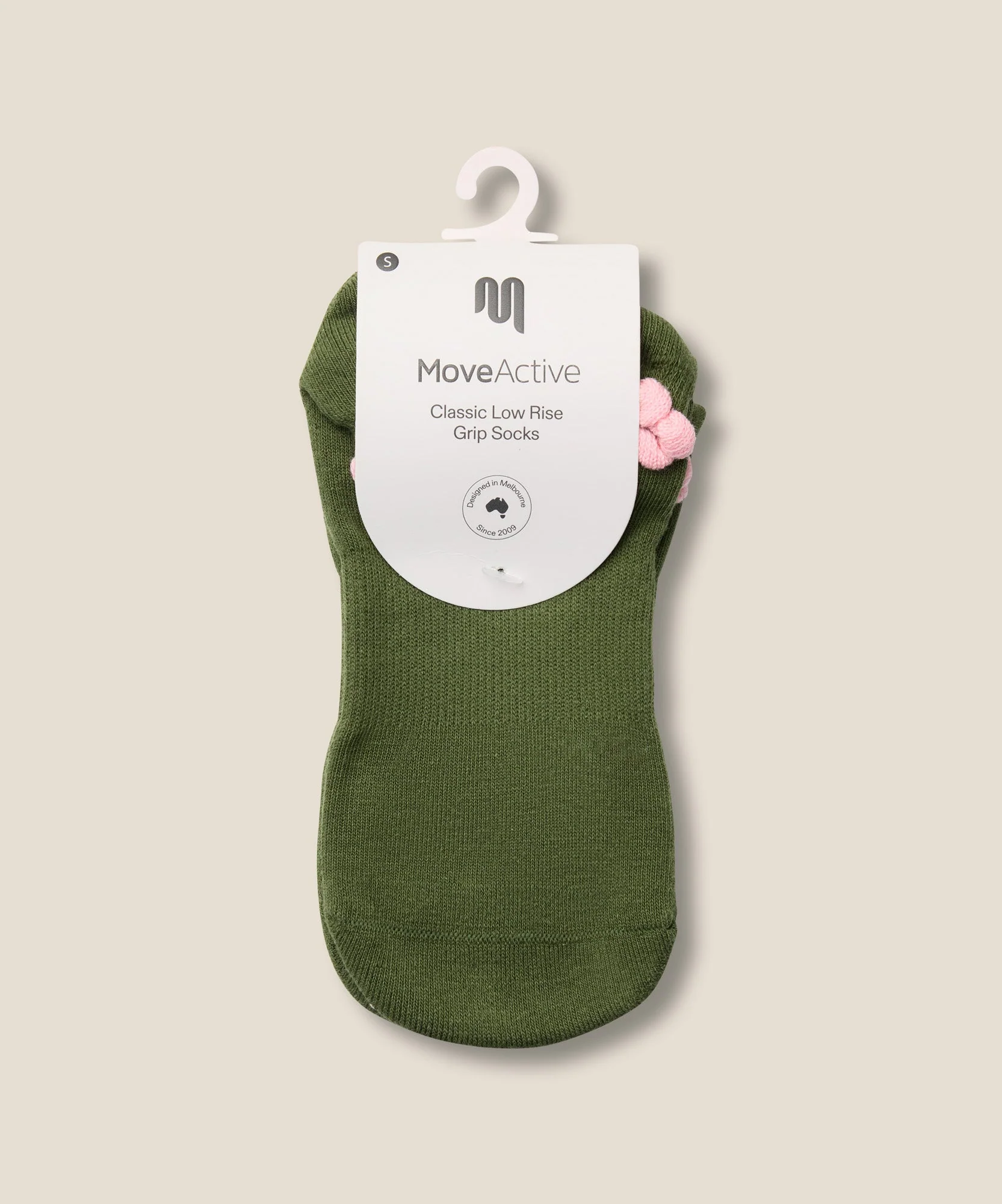 Low Rise Grip Socks - Ruffle Pine - Image 5
