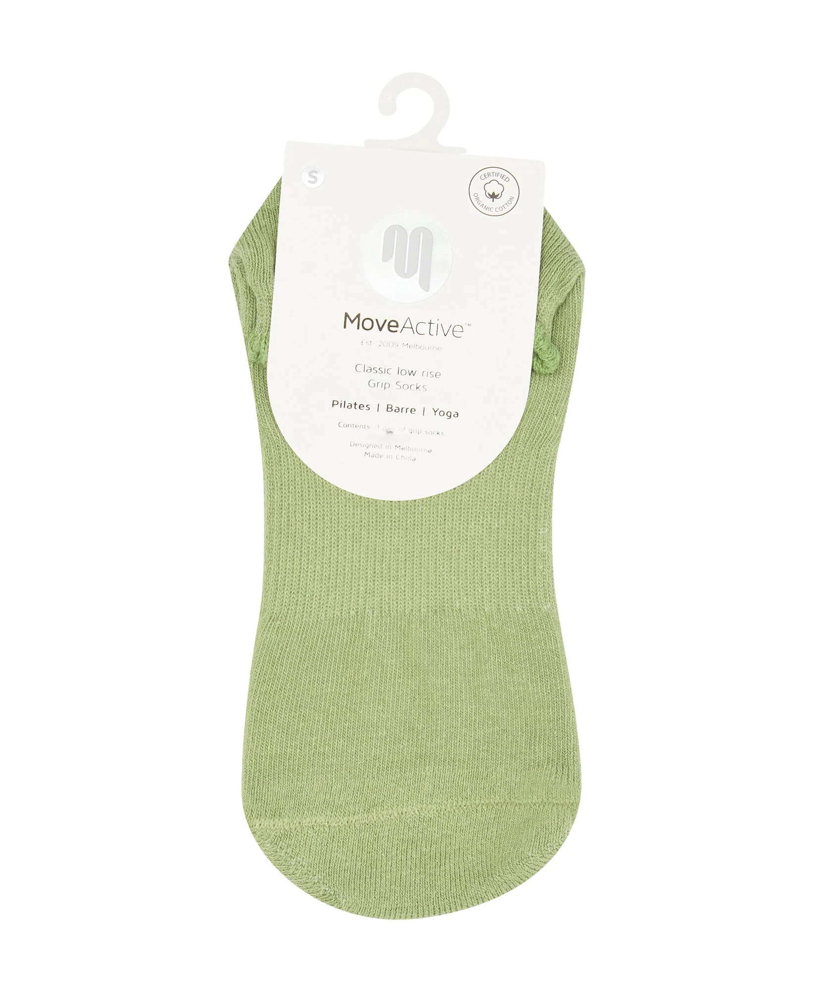 Low Rise Grip Socks - Sage Frill - Image 6