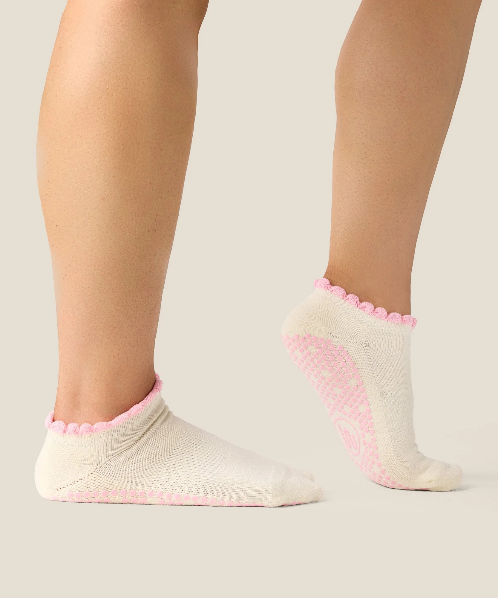 Low Rise Grip Socks - Sandy Frill - Image 3