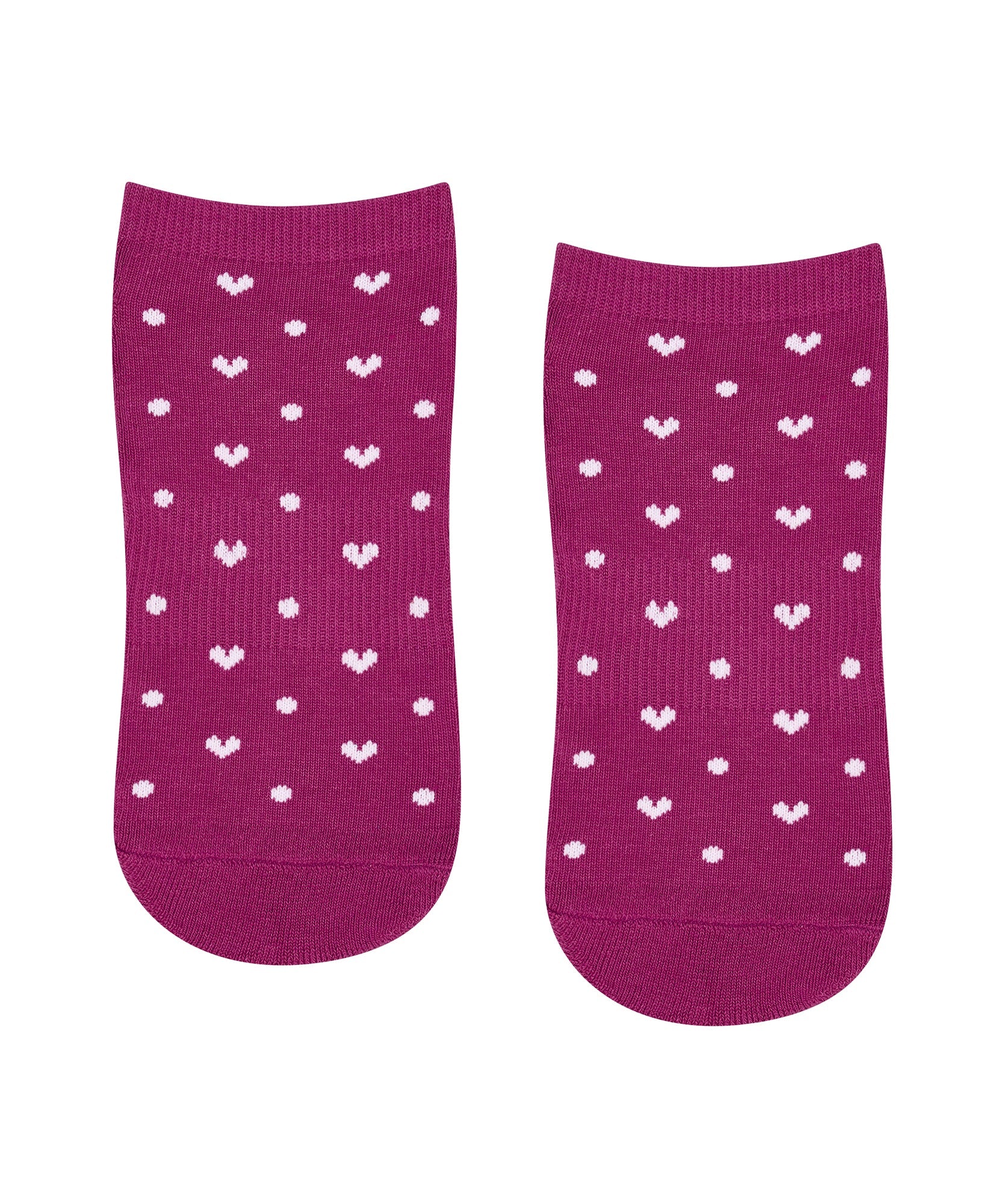Low Rise Grip Socks - Speckled Fuchsia - Image 3