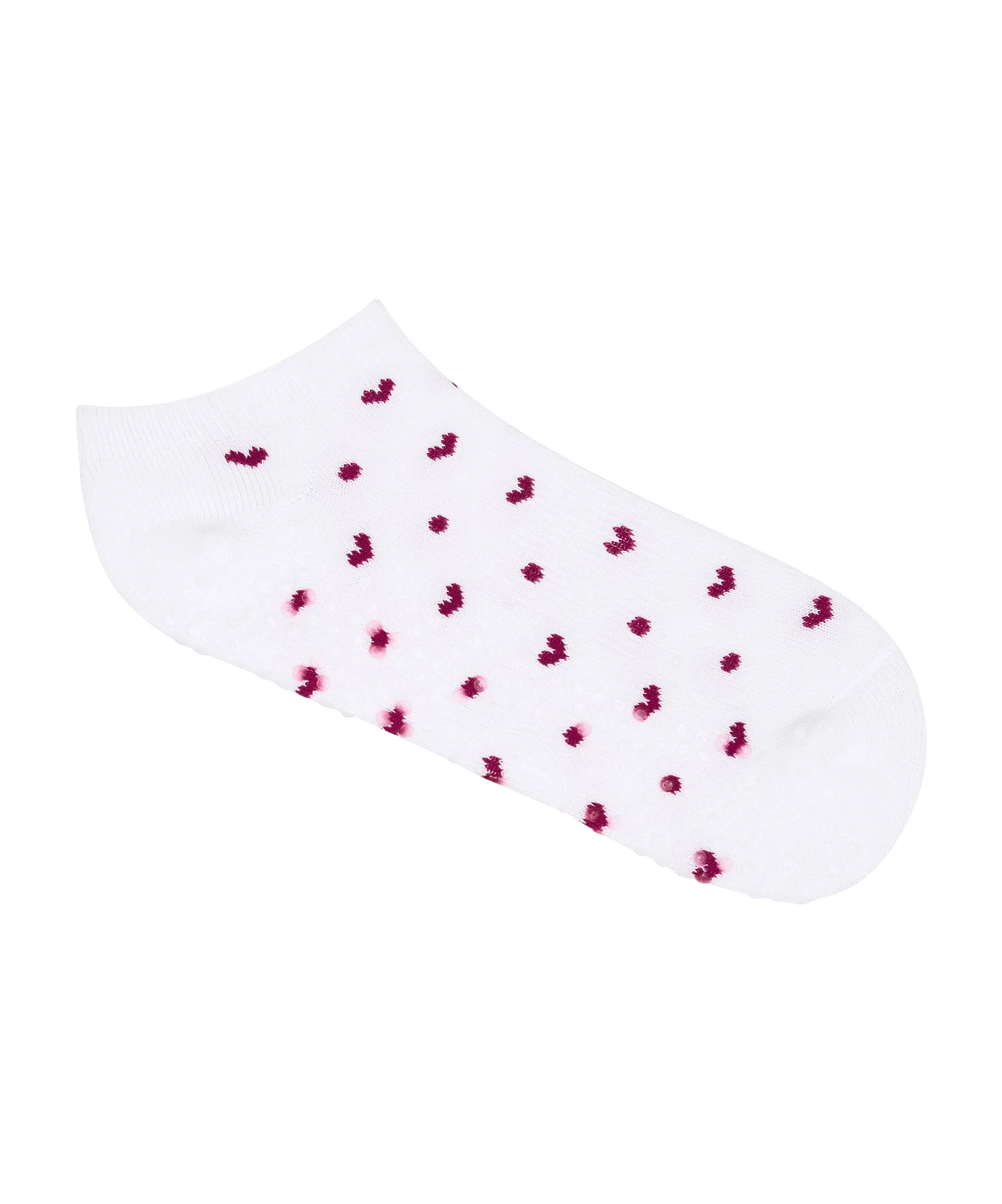 Low Rise Grip Socks - Speckled White - Image 2