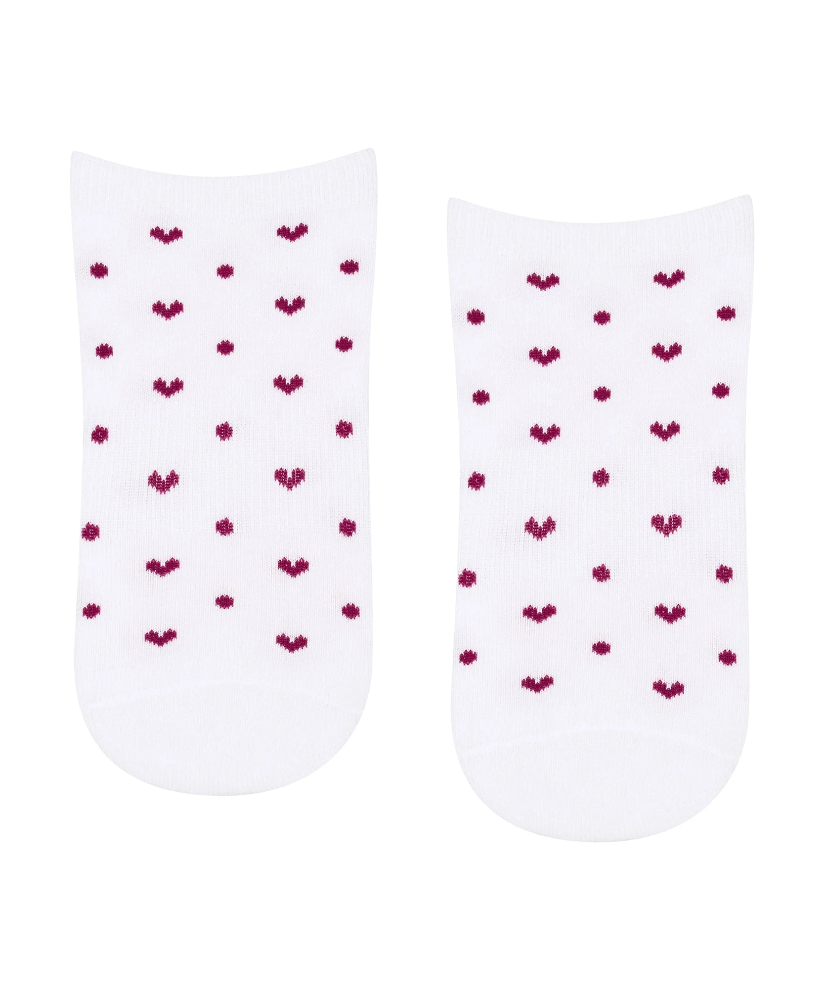 Low Rise Grip Socks - Speckled White - Image 3