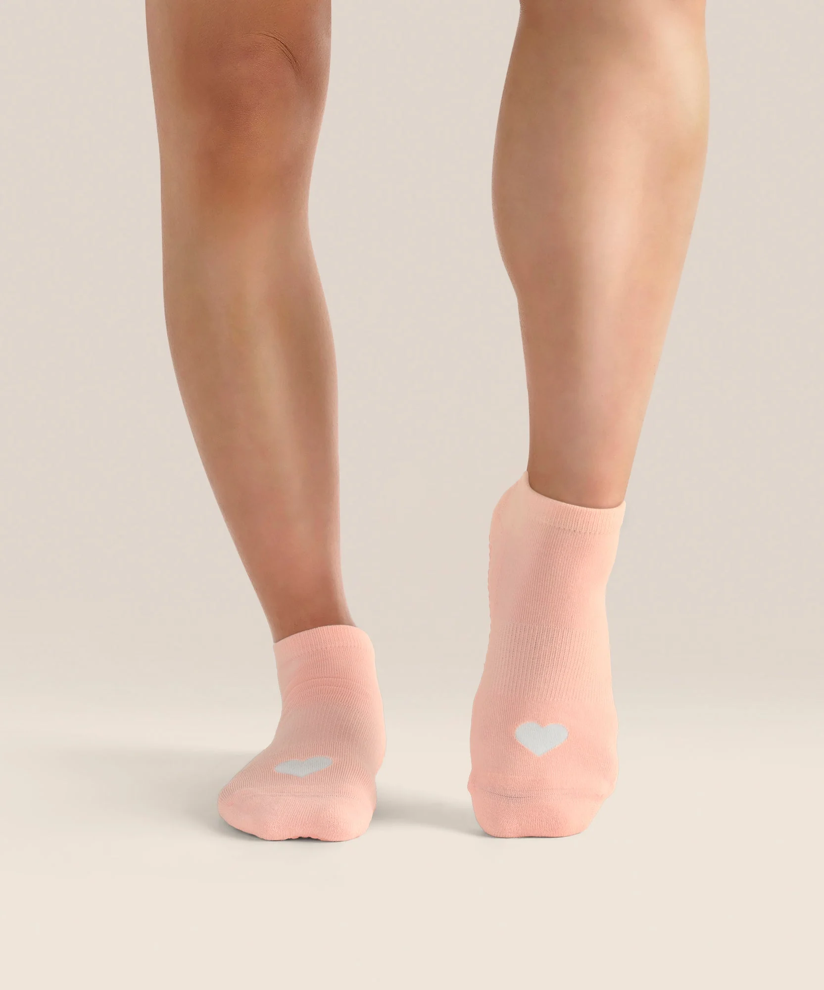 Low Rise Grip Socks - Strawberry Heart - Image 3