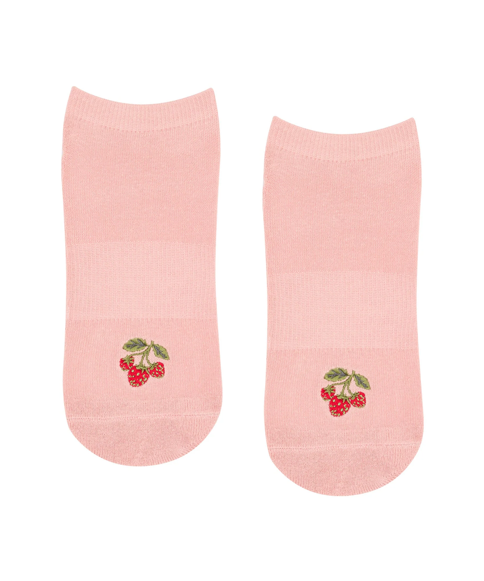 Low Rise Grip Socks - Strawberry Patch - Image 3