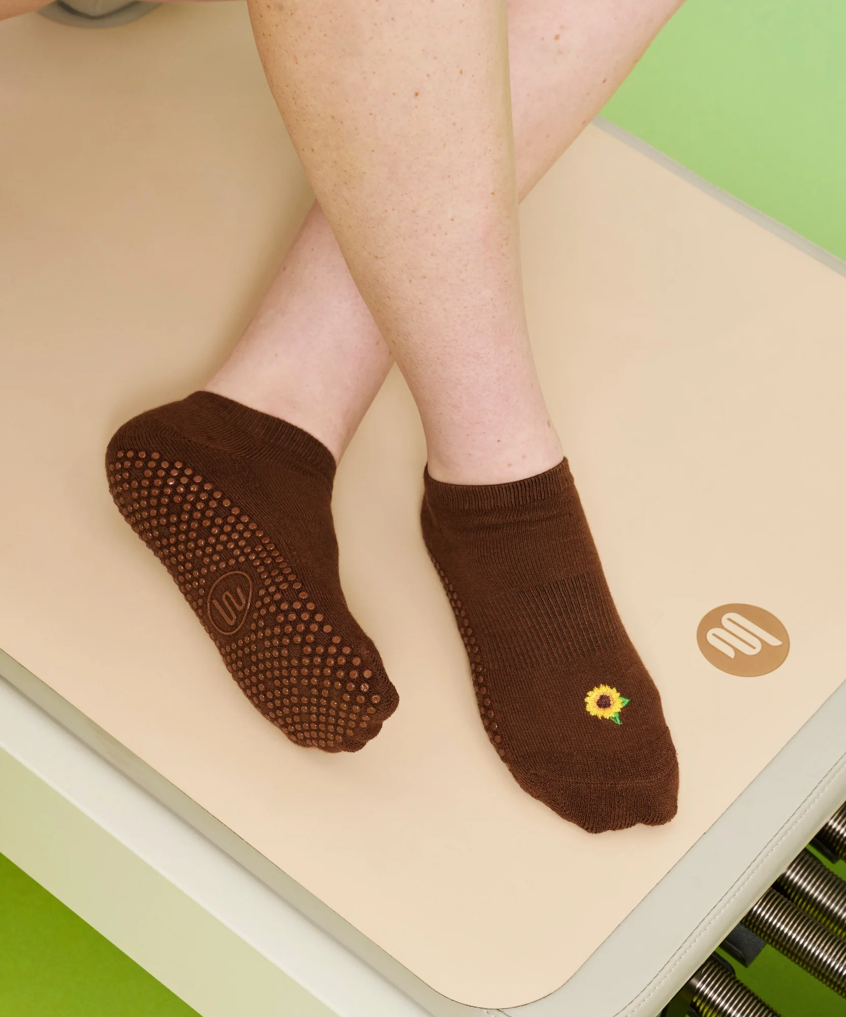 Low Rise Grip Socks - Sunflower Fields