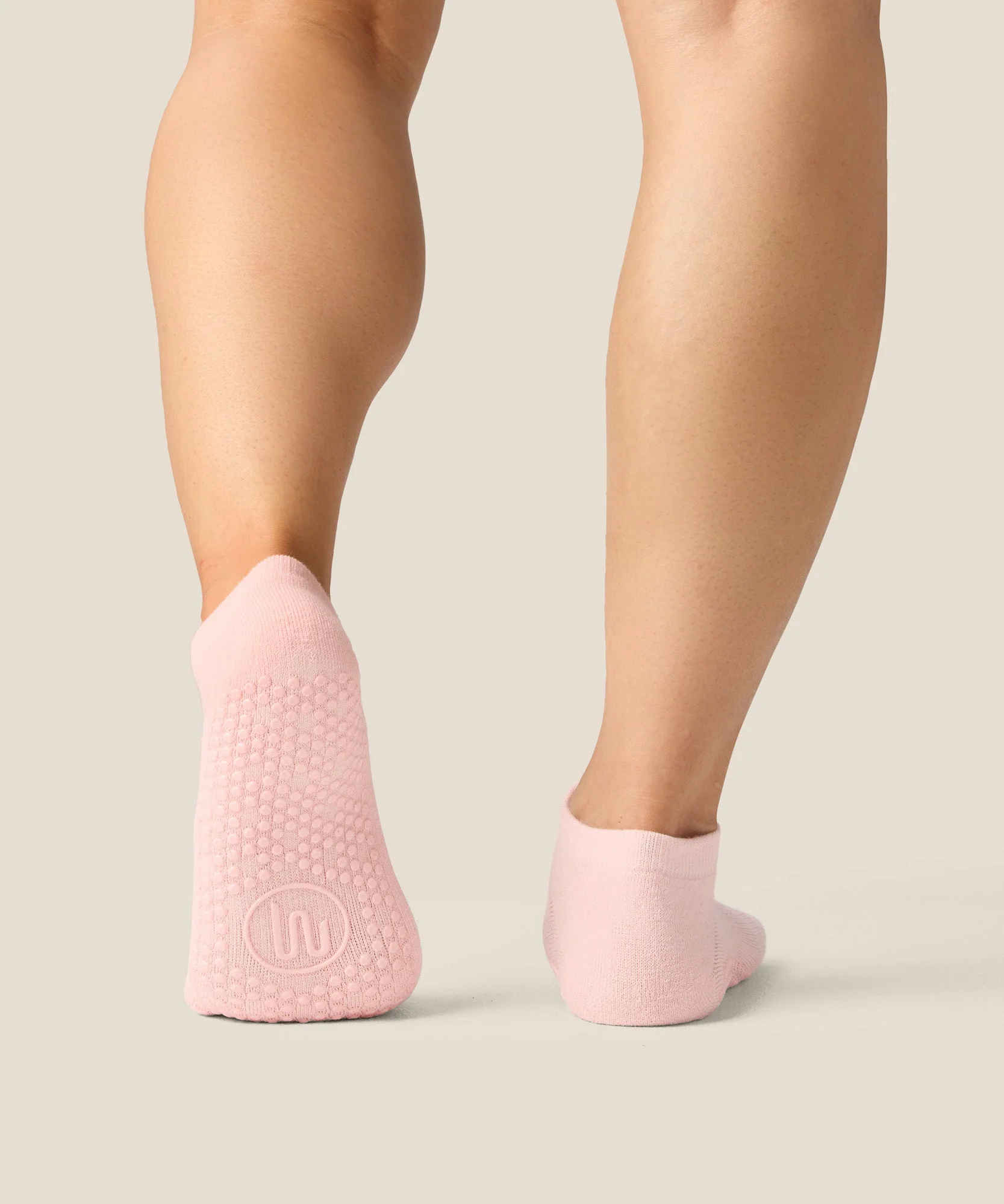 Low Rise Grip Socks - Sweet Pink - Image 2