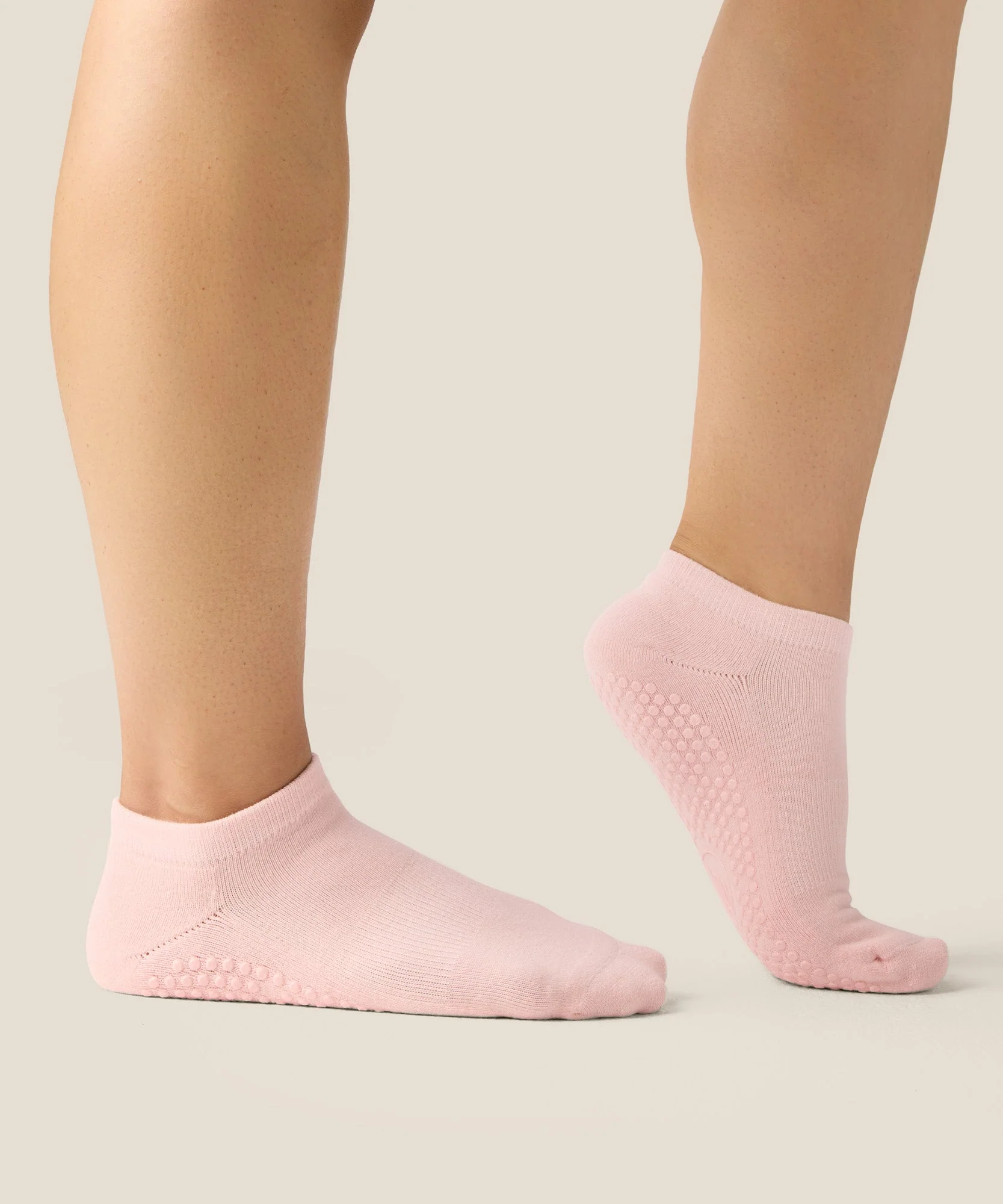 Low Rise Grip Socks - Sweet Pink - Image 3
