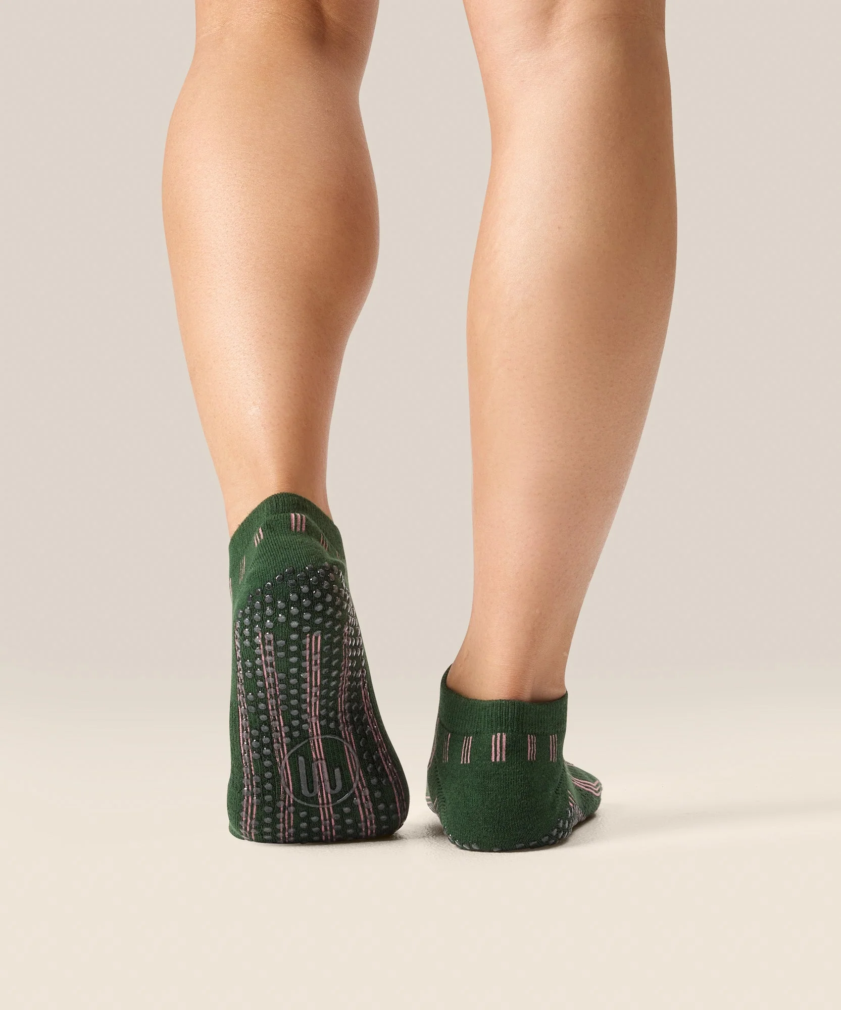 Low Rise Grip Socks - Verde Carnival - Image 2