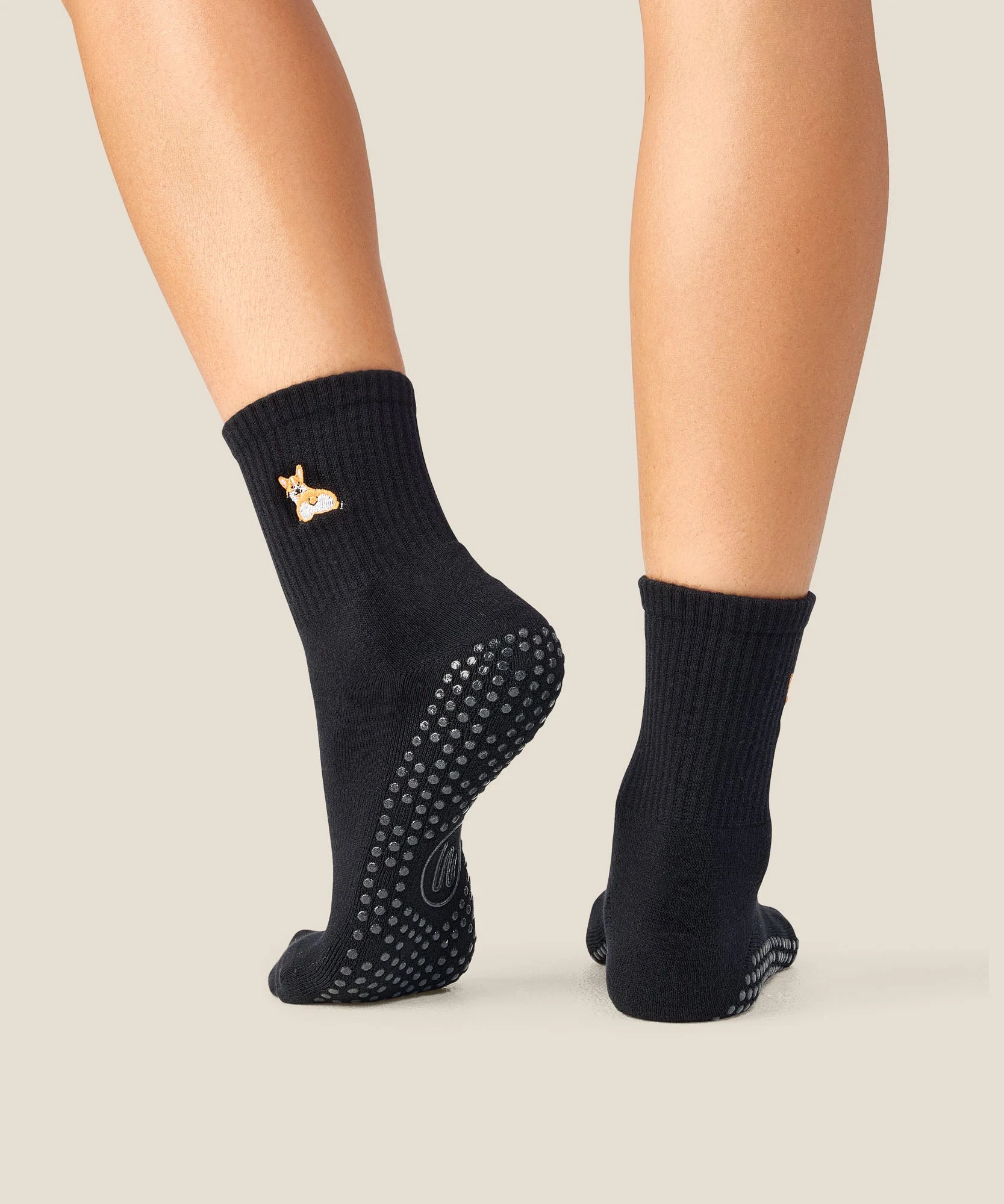 Crew Grip Socks - Corgi Black - Image 3