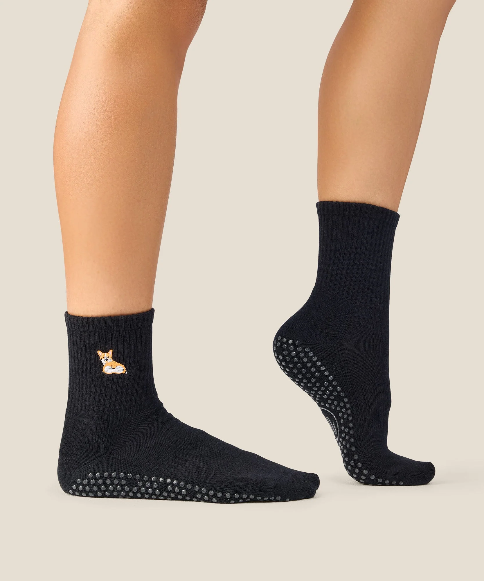 Crew Grip Socks - Corgi Black - Image 4