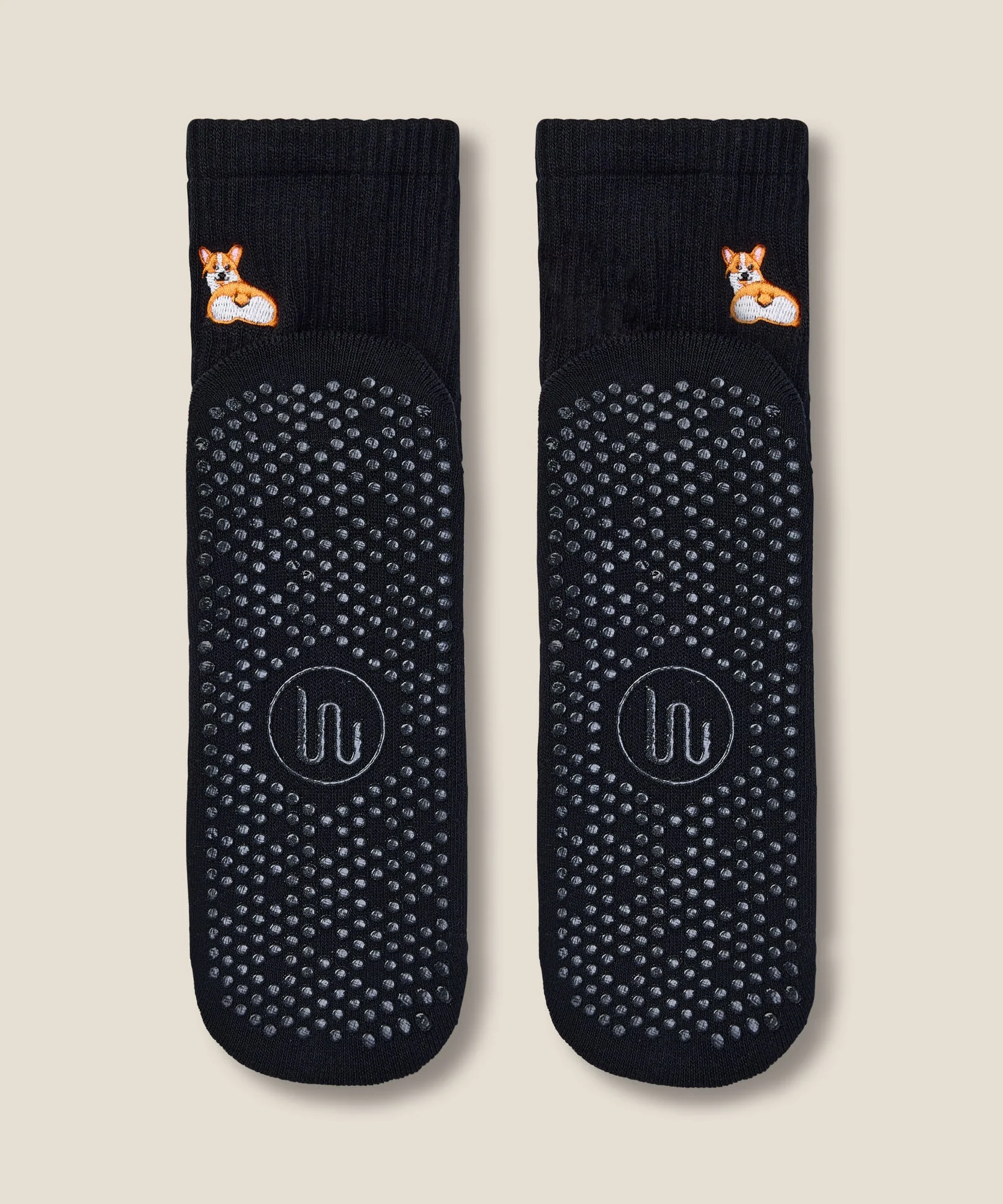 Crew Grip Socks - Corgi Black - Image 5