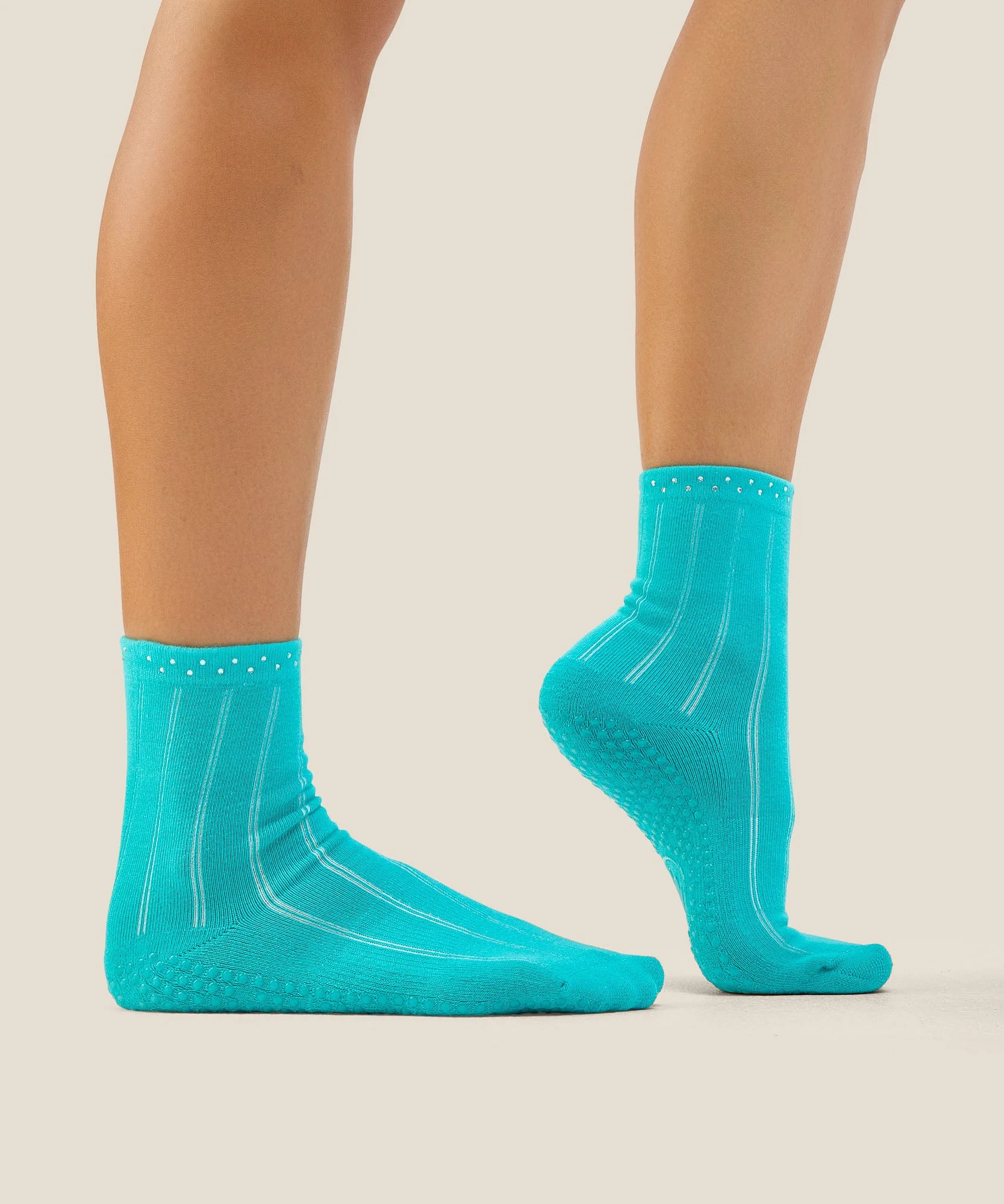 Crew Grip Socks - Gem Aqua - Image 3