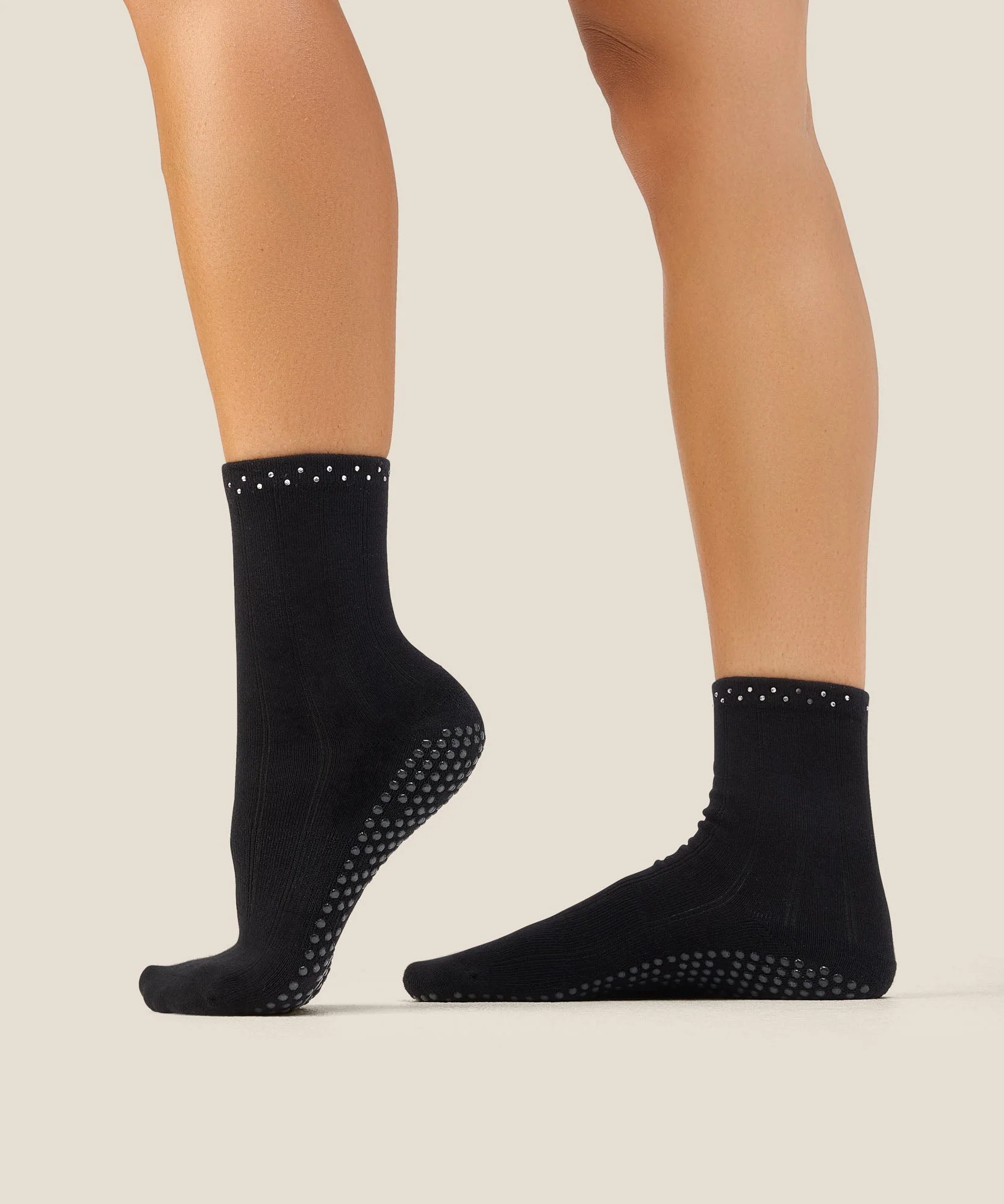 Crew Grip Socks - Gem Black