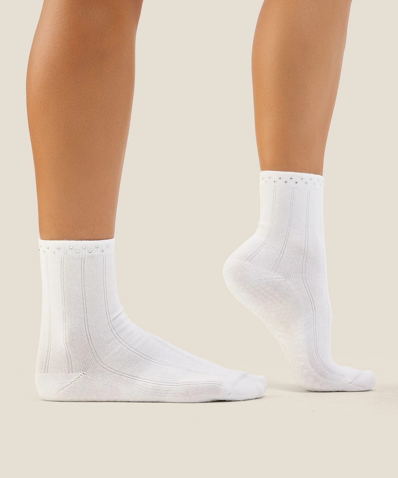 Crew Grip Socks - Gem Ivory - Image 3