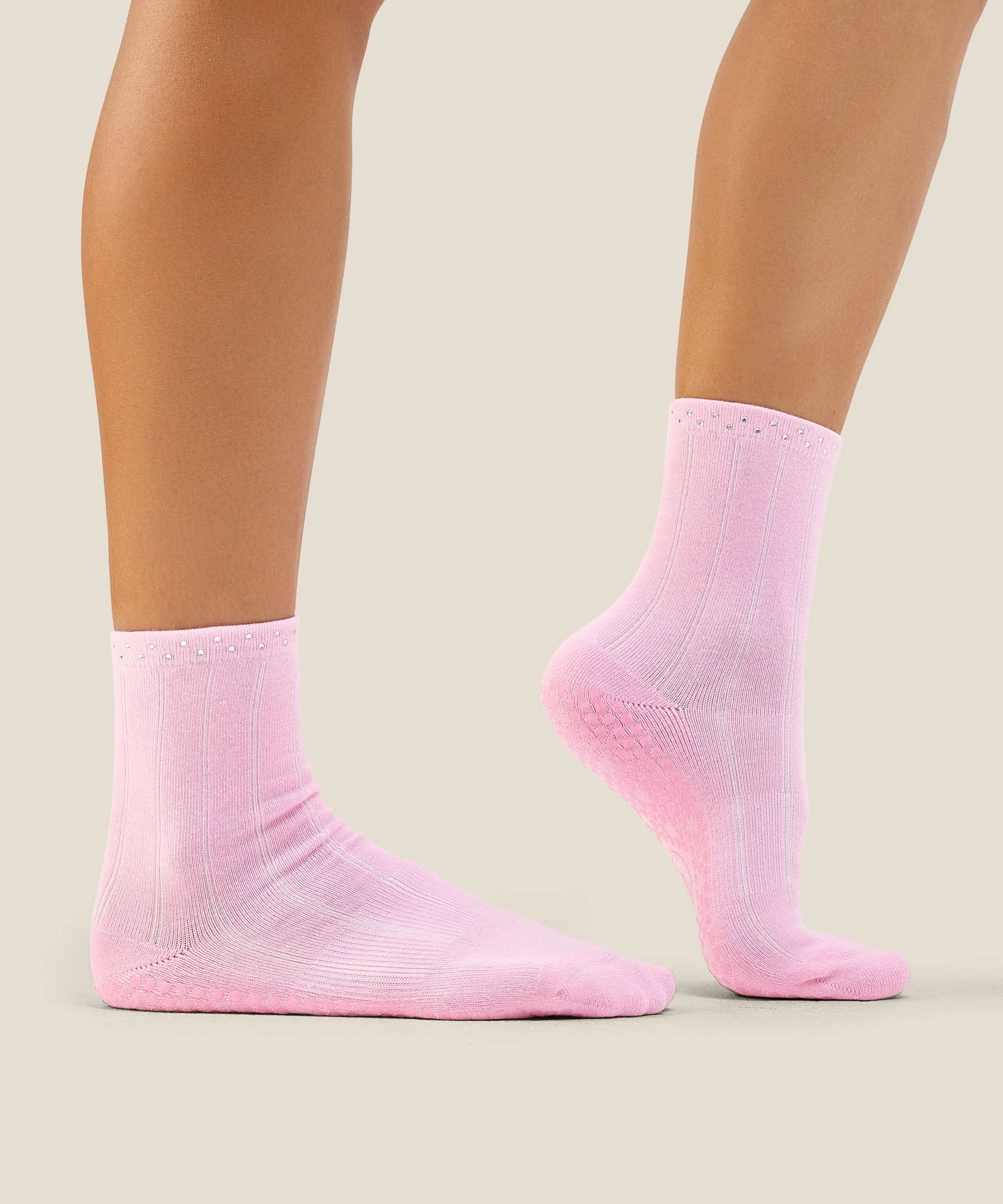Crew Grip Socks - Gem Pink - Image 3