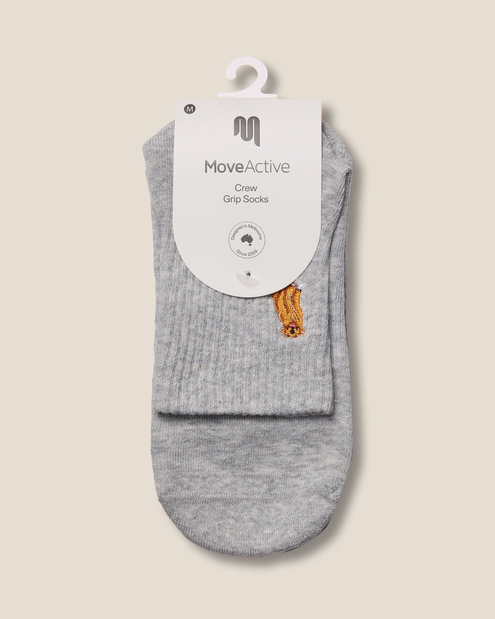 Crew Grip Socks - Golden Retriever Grey Marle - Image 6